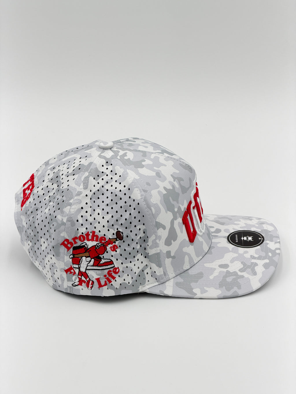 OFFICIAL U OF U SNOW CAMO BLACKHAWK HAT