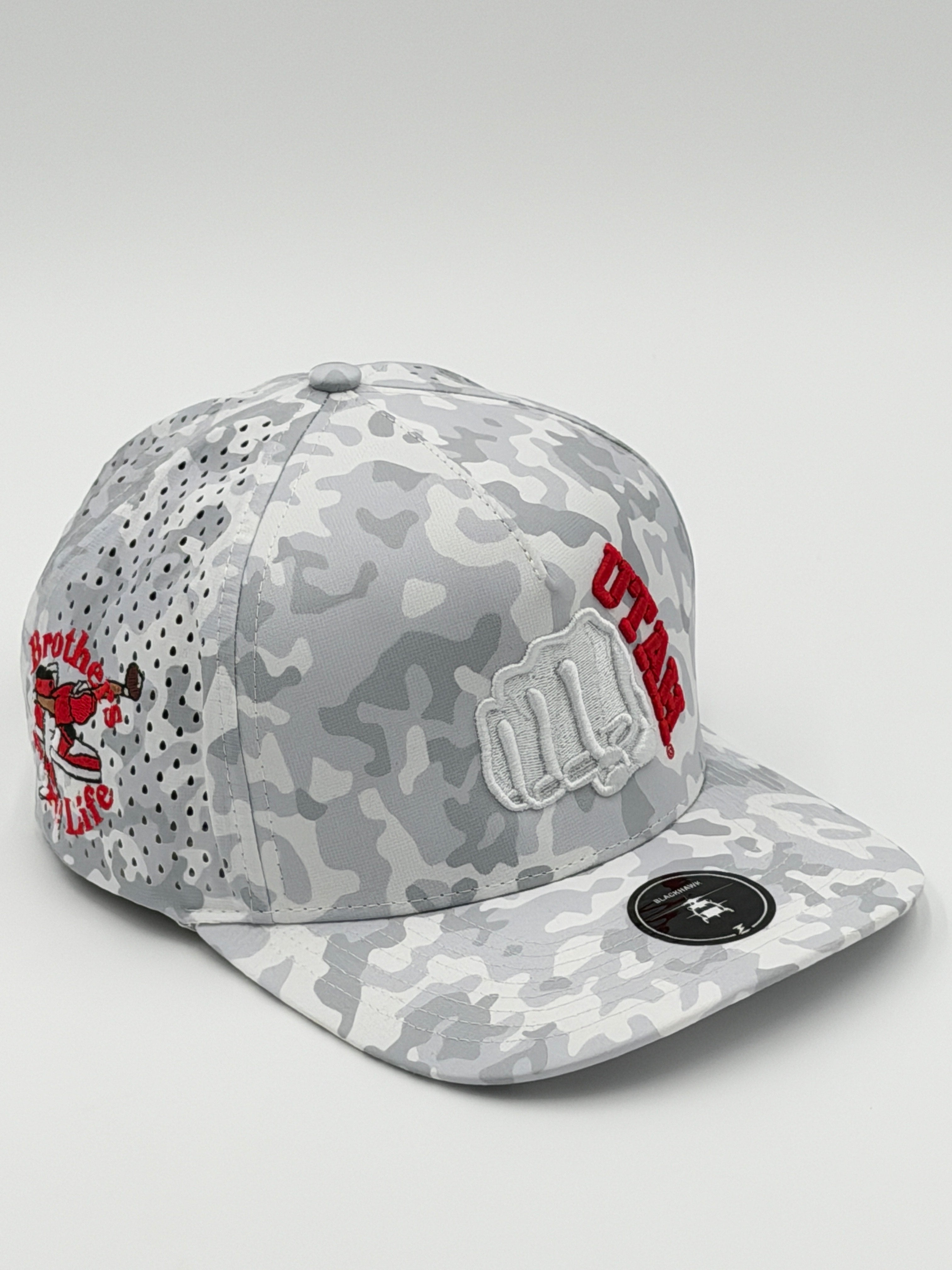 OFFICIAL U OF U SNOW CAMO BLACKHAWK HAT