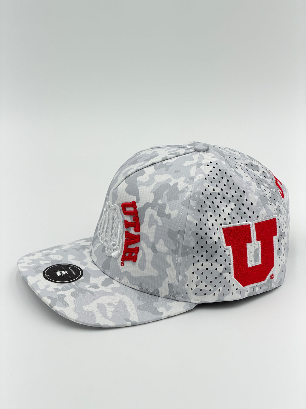 OFFICIAL U OF U SNOW CAMO BLACKHAWK HAT