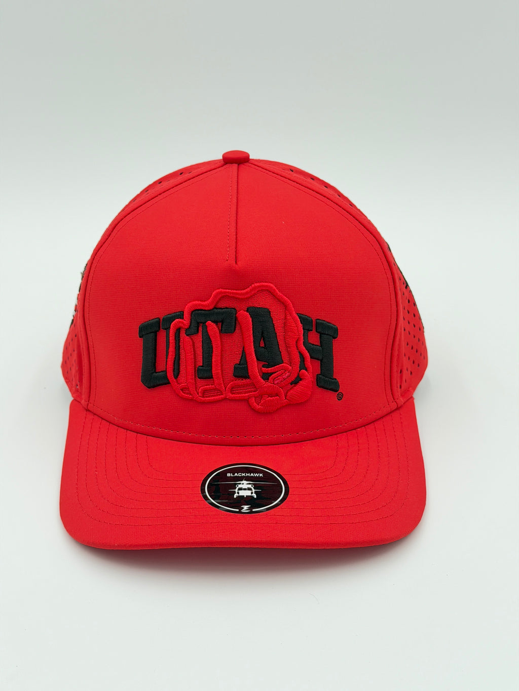 OFFICIAL U OF U RED BLACKHAWK HAT