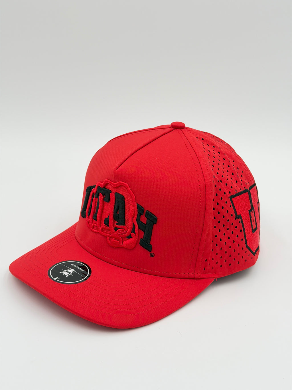 OFFICIAL U OF U RED BLACKHAWK HAT
