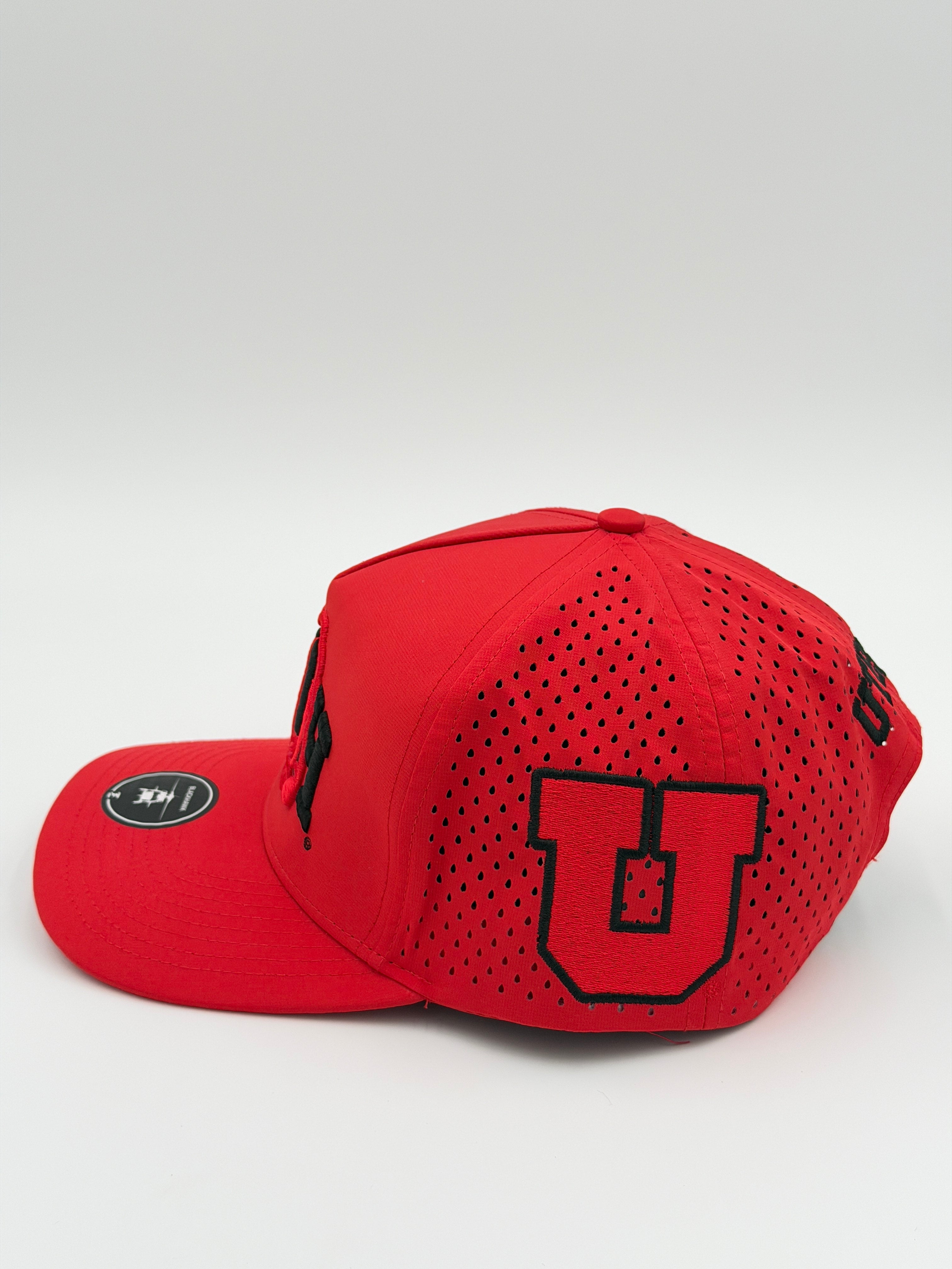 OFFICIAL U OF U RED BLACKHAWK HAT