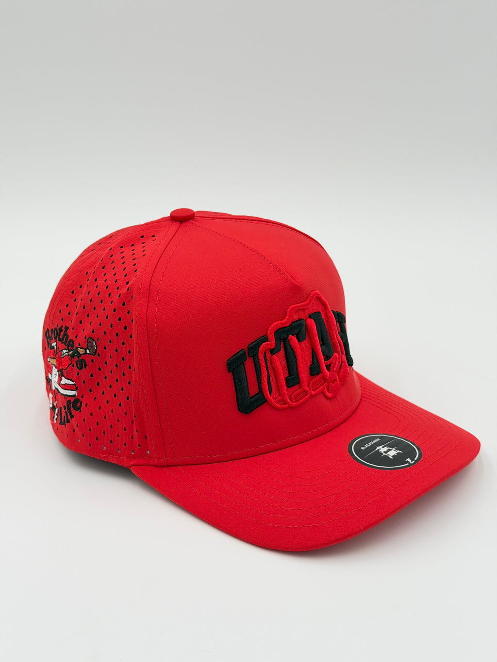 OFFICIAL U OF U RED BLACKHAWK HAT