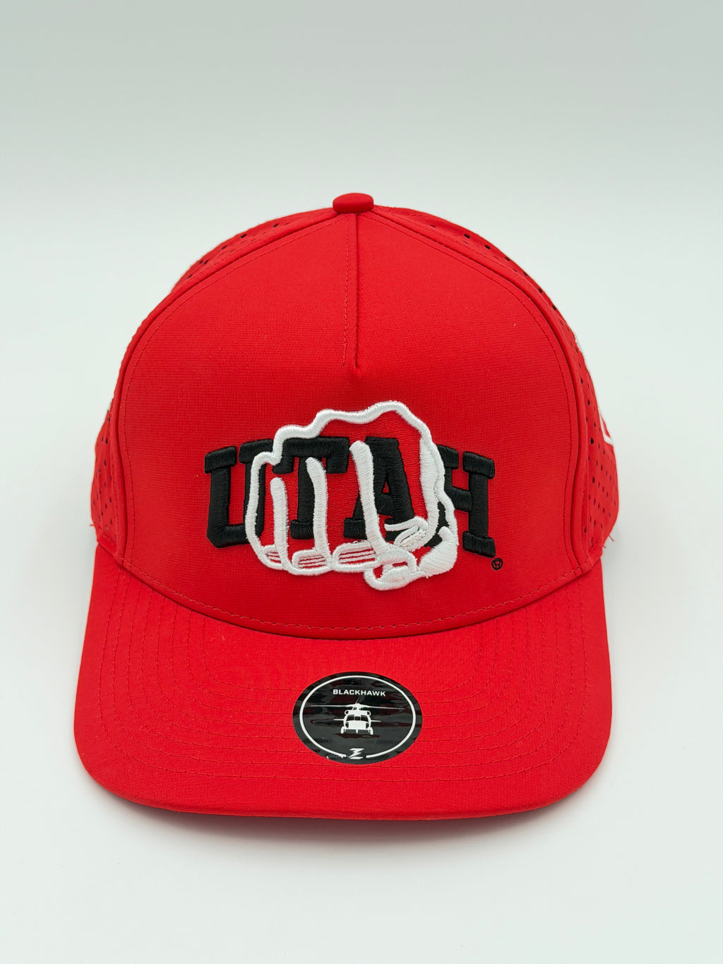 OFFICIAL U OF U RED BLACKHAWK HAT