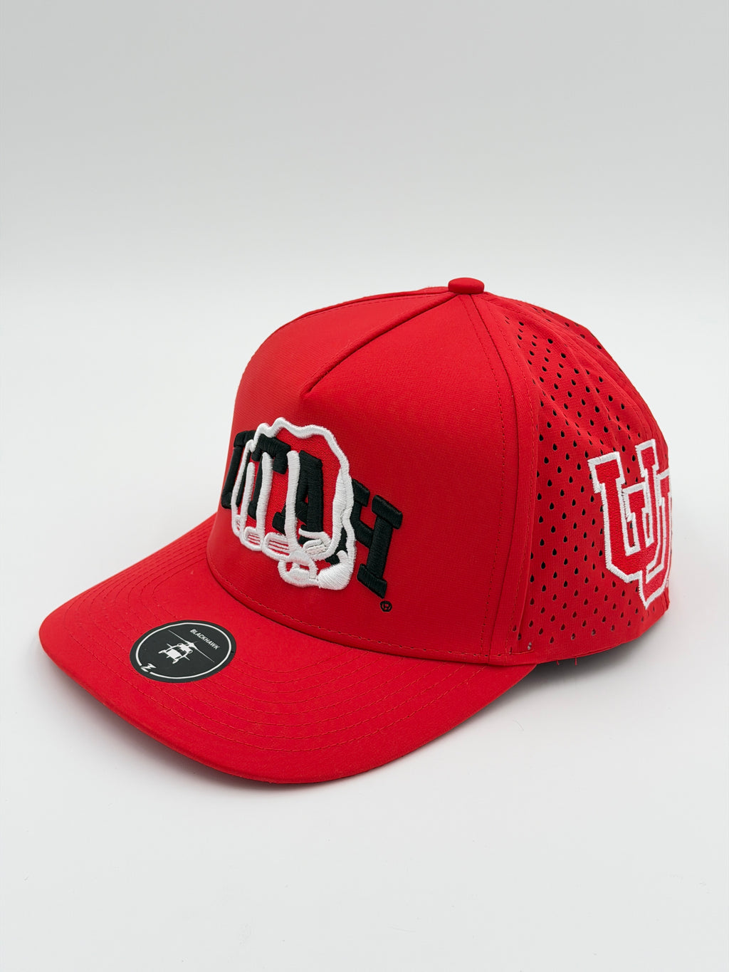 OFFICIAL U OF U RED BLACKHAWK HAT