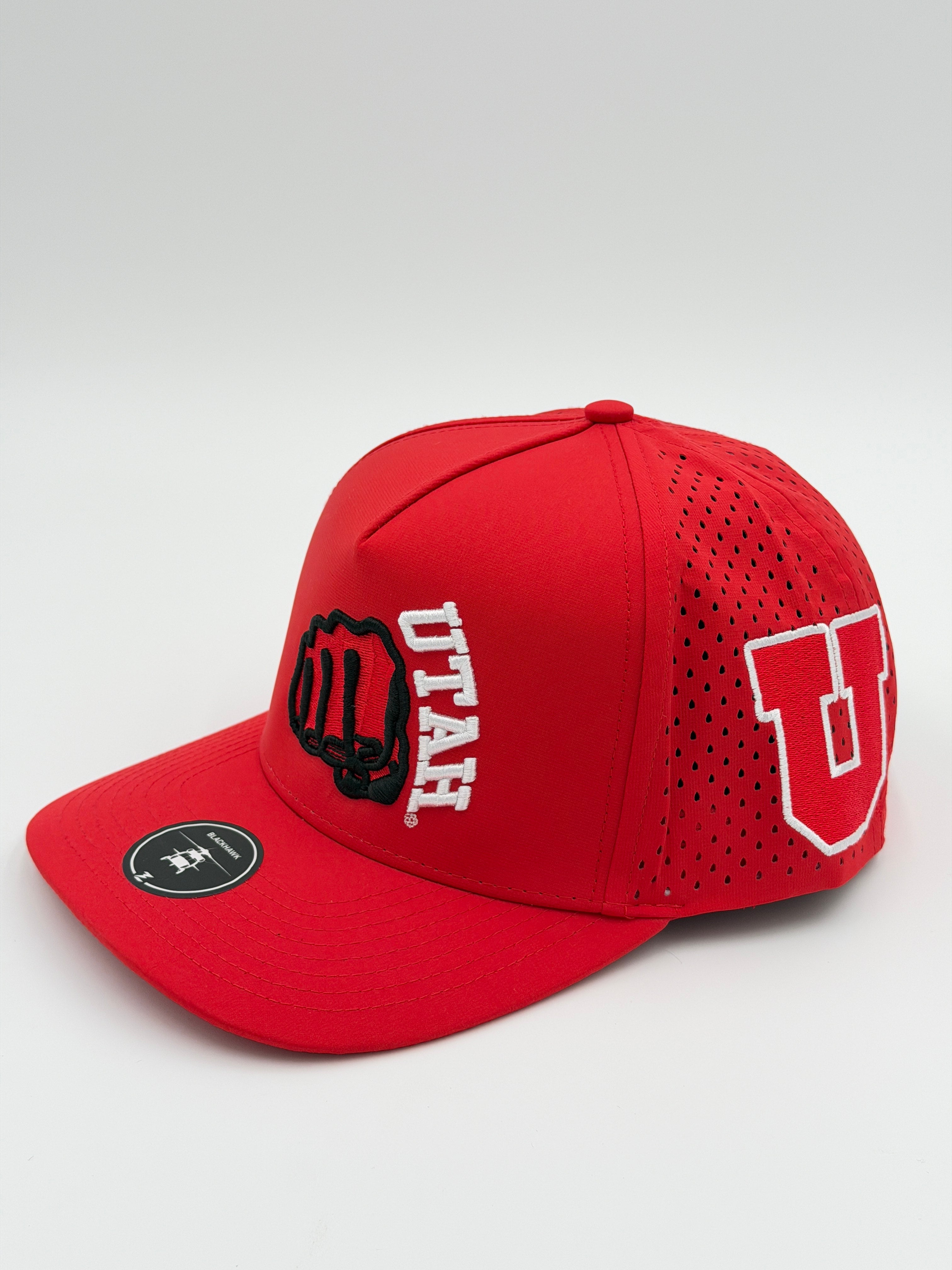 OFFICIAL U OF U RED BLACKHAWK HAT