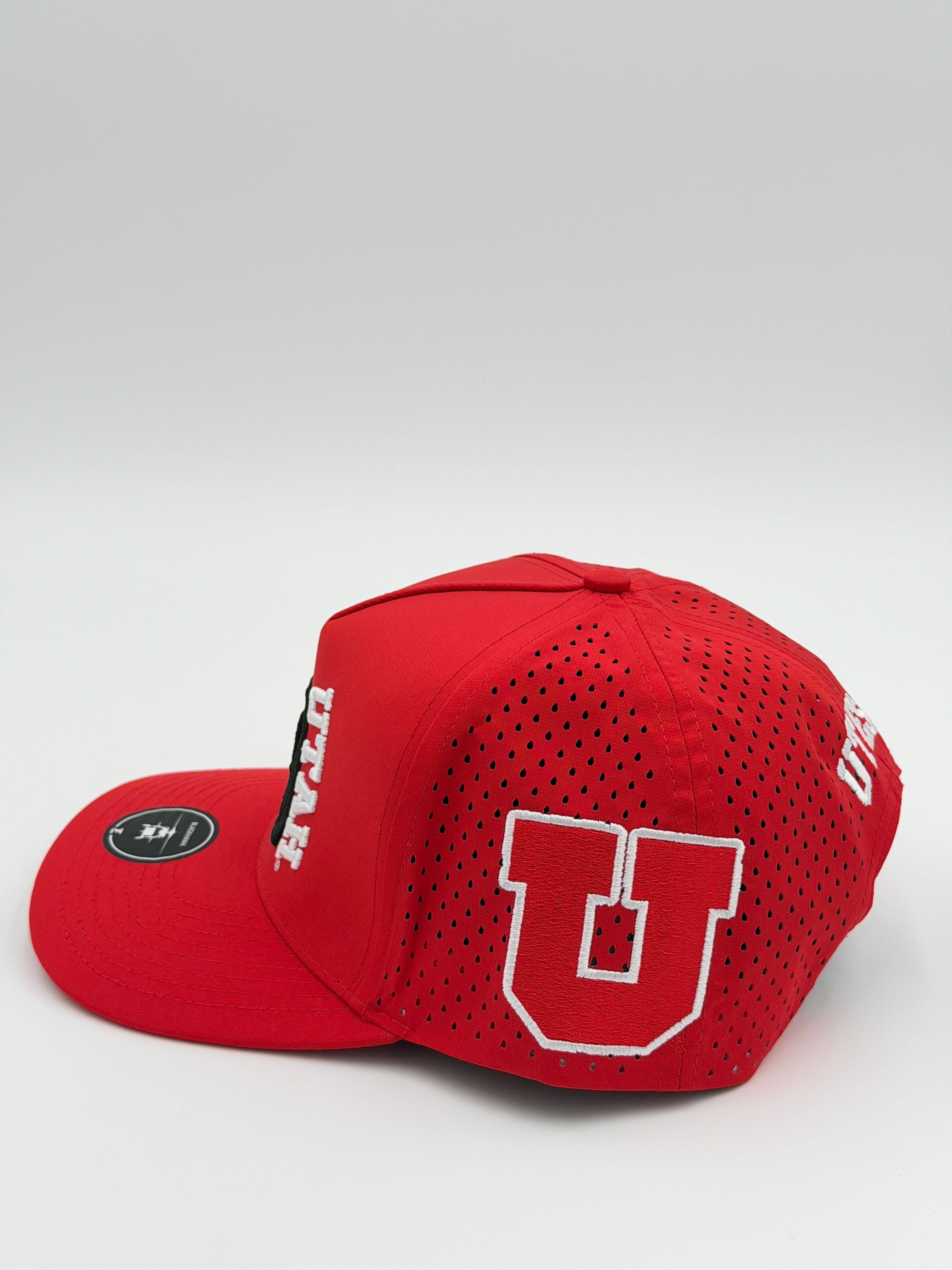OFFICIAL U OF U RED BLACKHAWK HAT