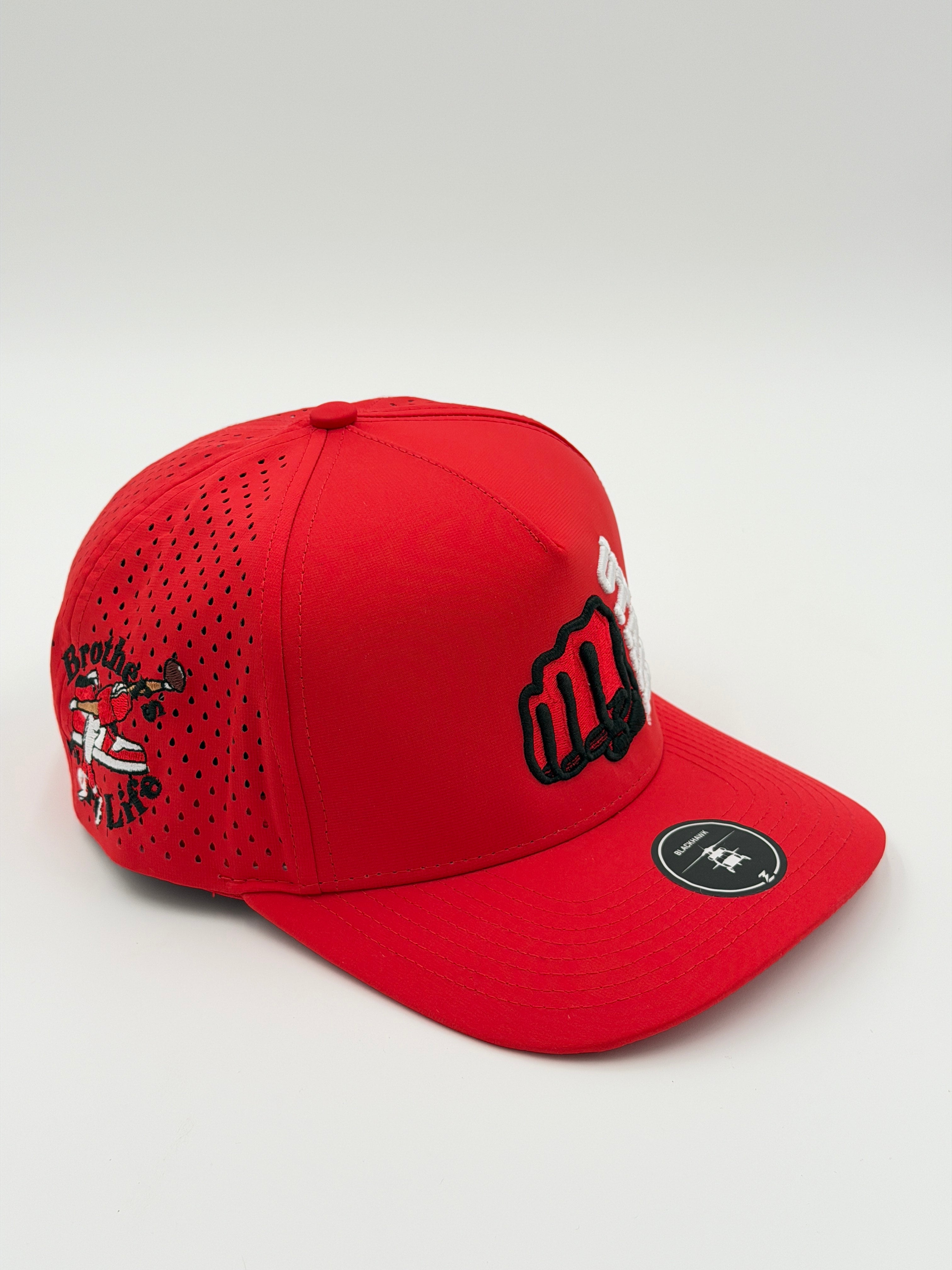 OFFICIAL U OF U RED BLACKHAWK HAT