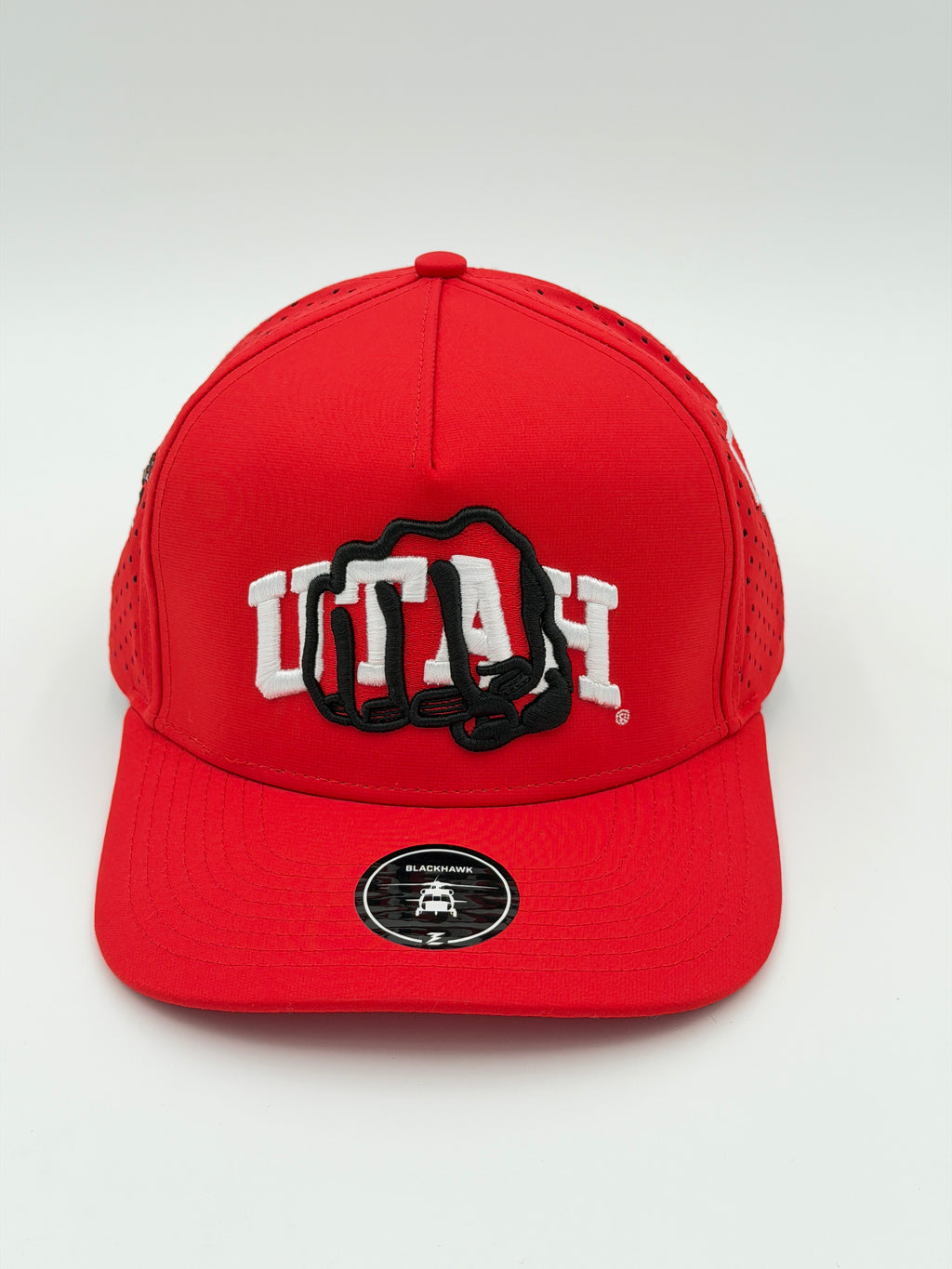 OFFICIAL U OF U RED BLACKHAWK HAT