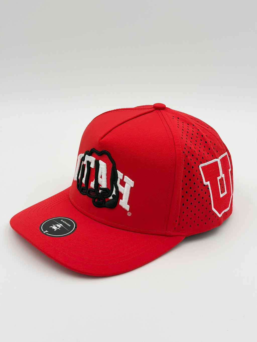 OFFICIAL U OF U RED BLACKHAWK HAT