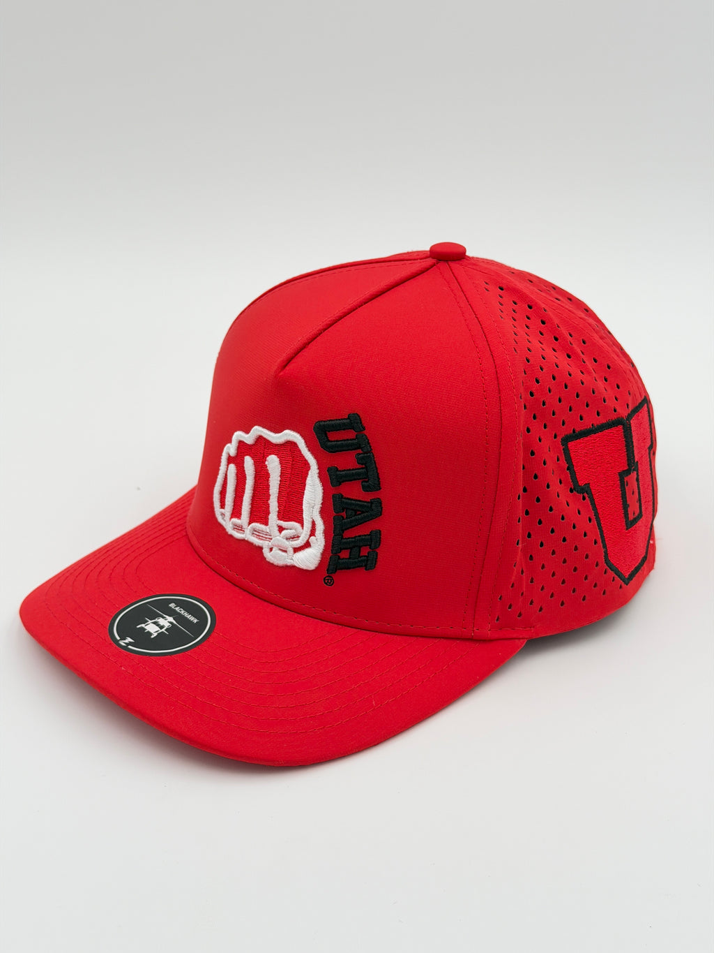 OFFICIAL U OF U RED BLACKHAWK HAT