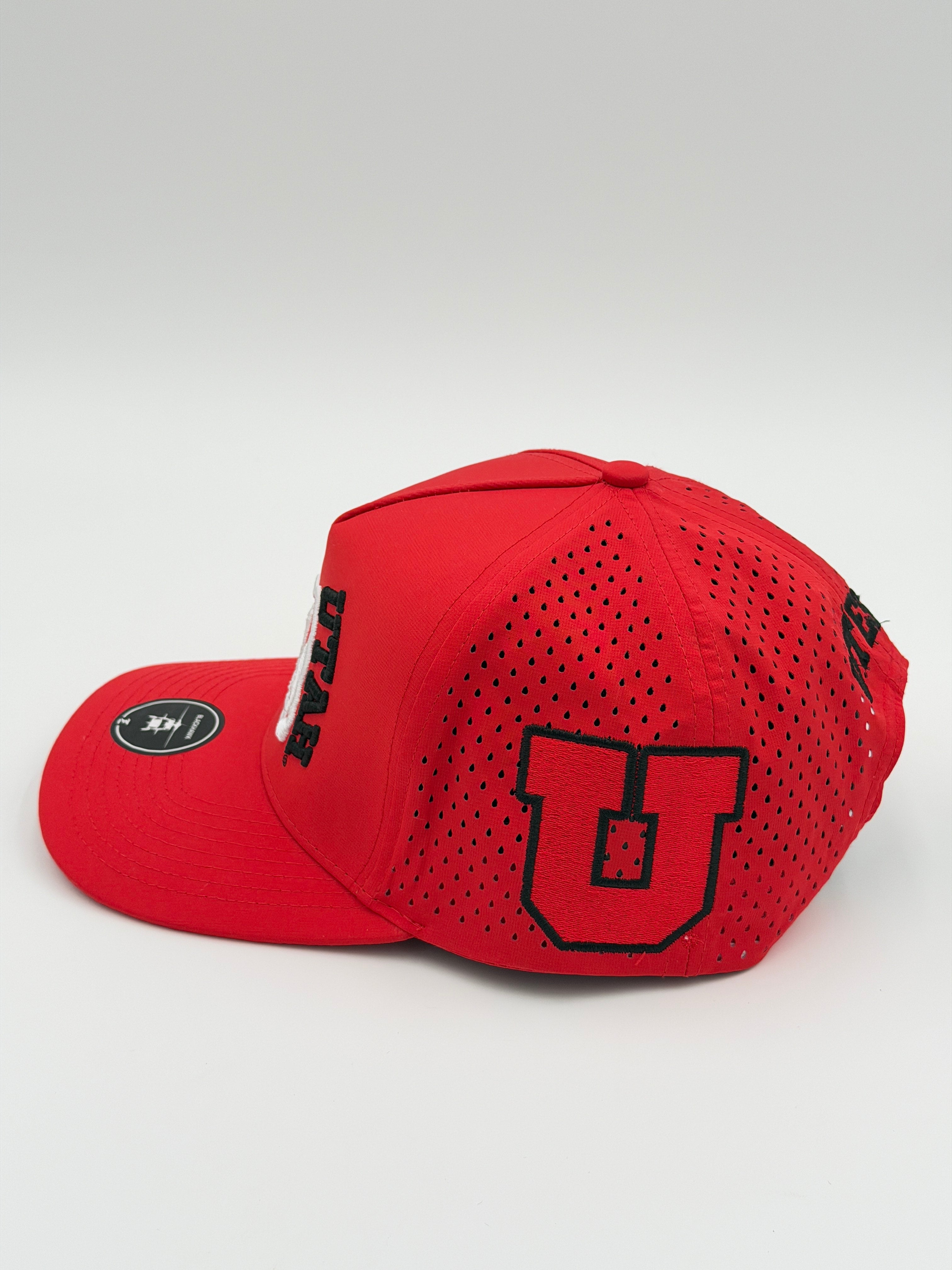OFFICIAL U OF U RED BLACKHAWK HAT