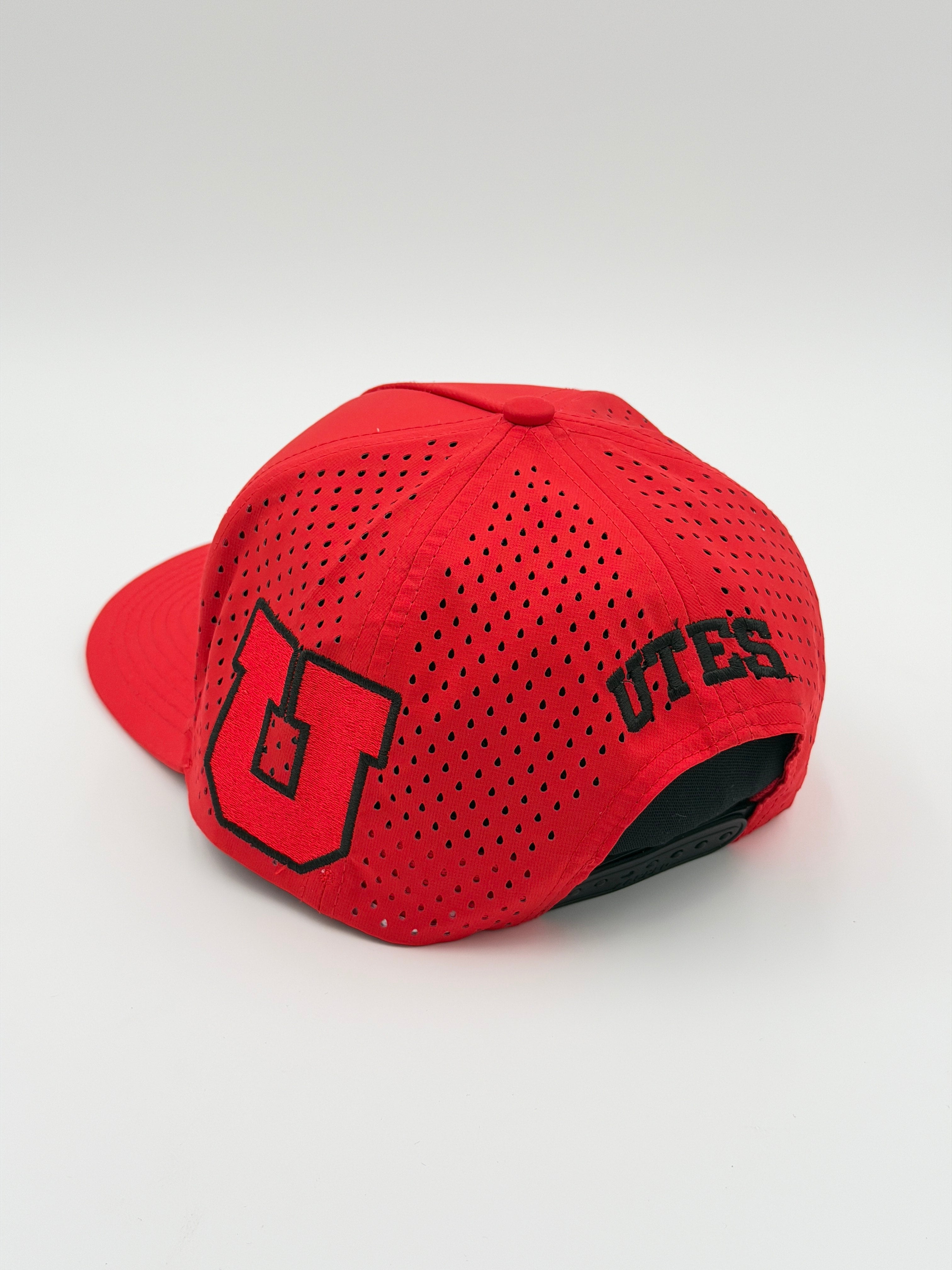 OFFICIAL U OF U RED BLACKHAWK HAT