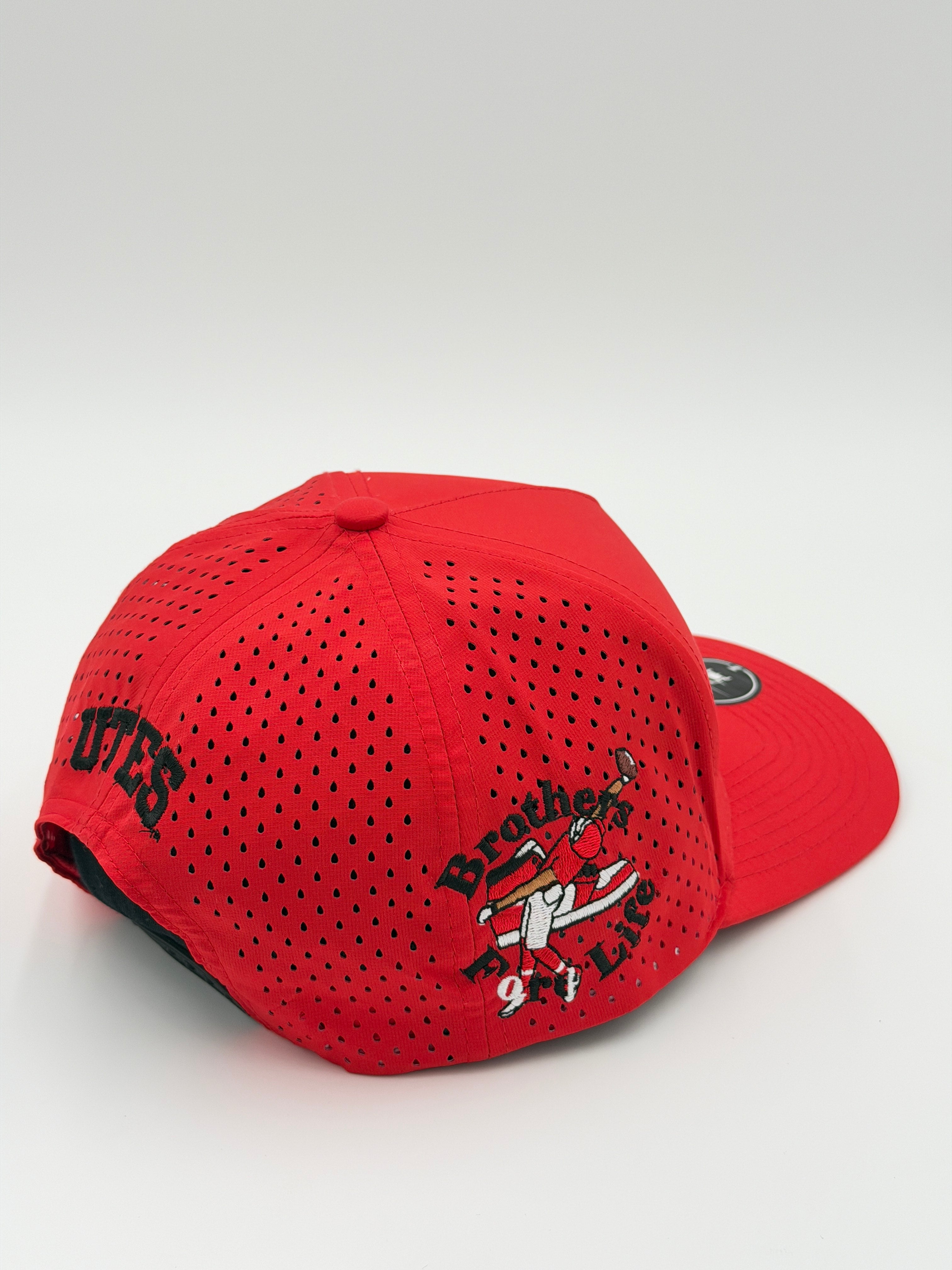 OFFICIAL U OF U RED BLACKHAWK HAT