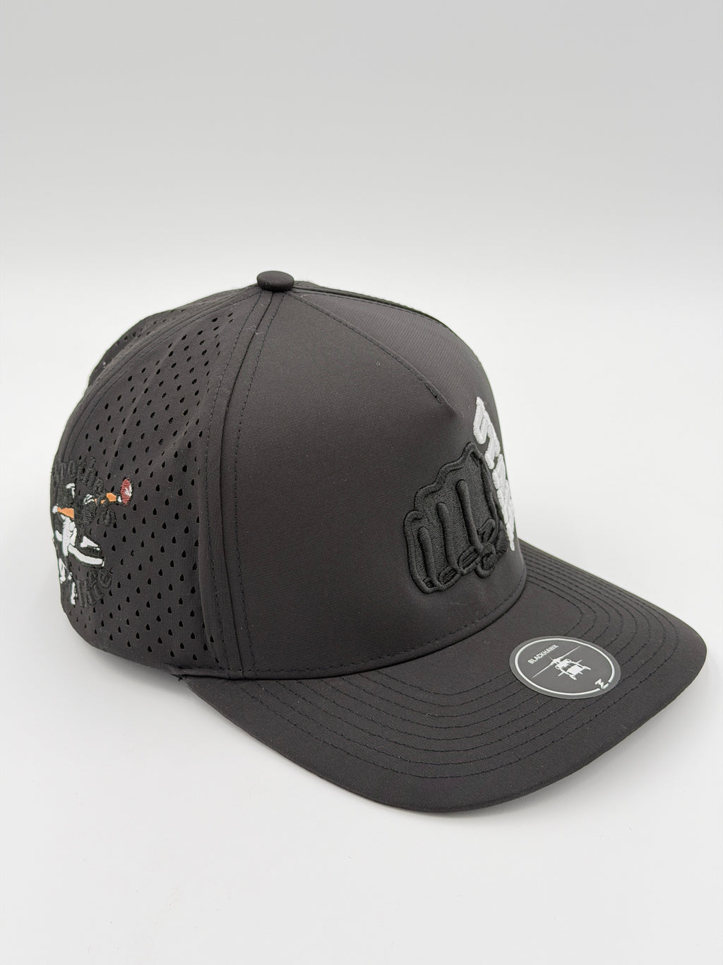 OFFICIAL U OF U BLACK BLACKHAWK HAT