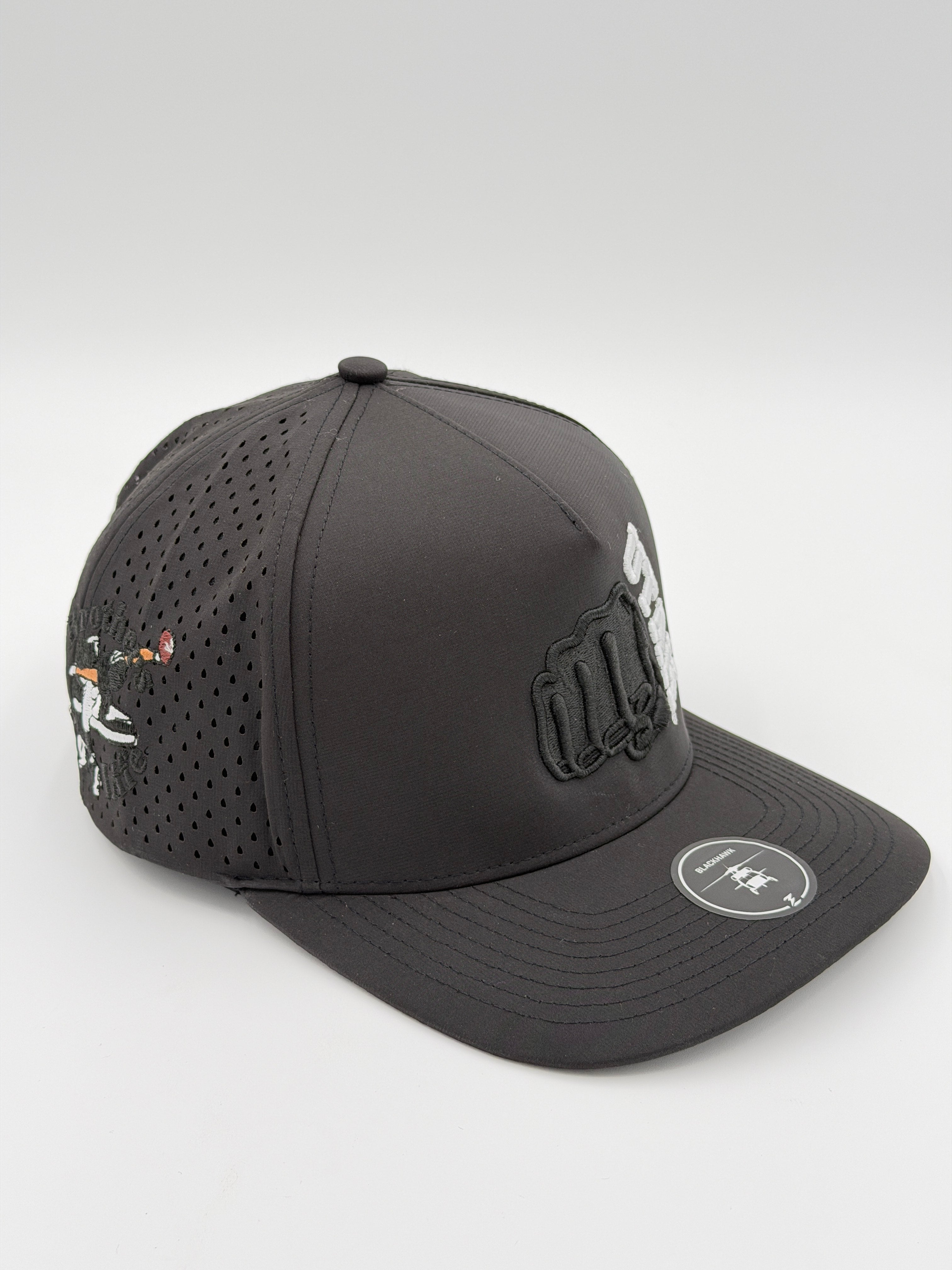 OFFICIAL U OF U BLACK BLACKHAWK HAT