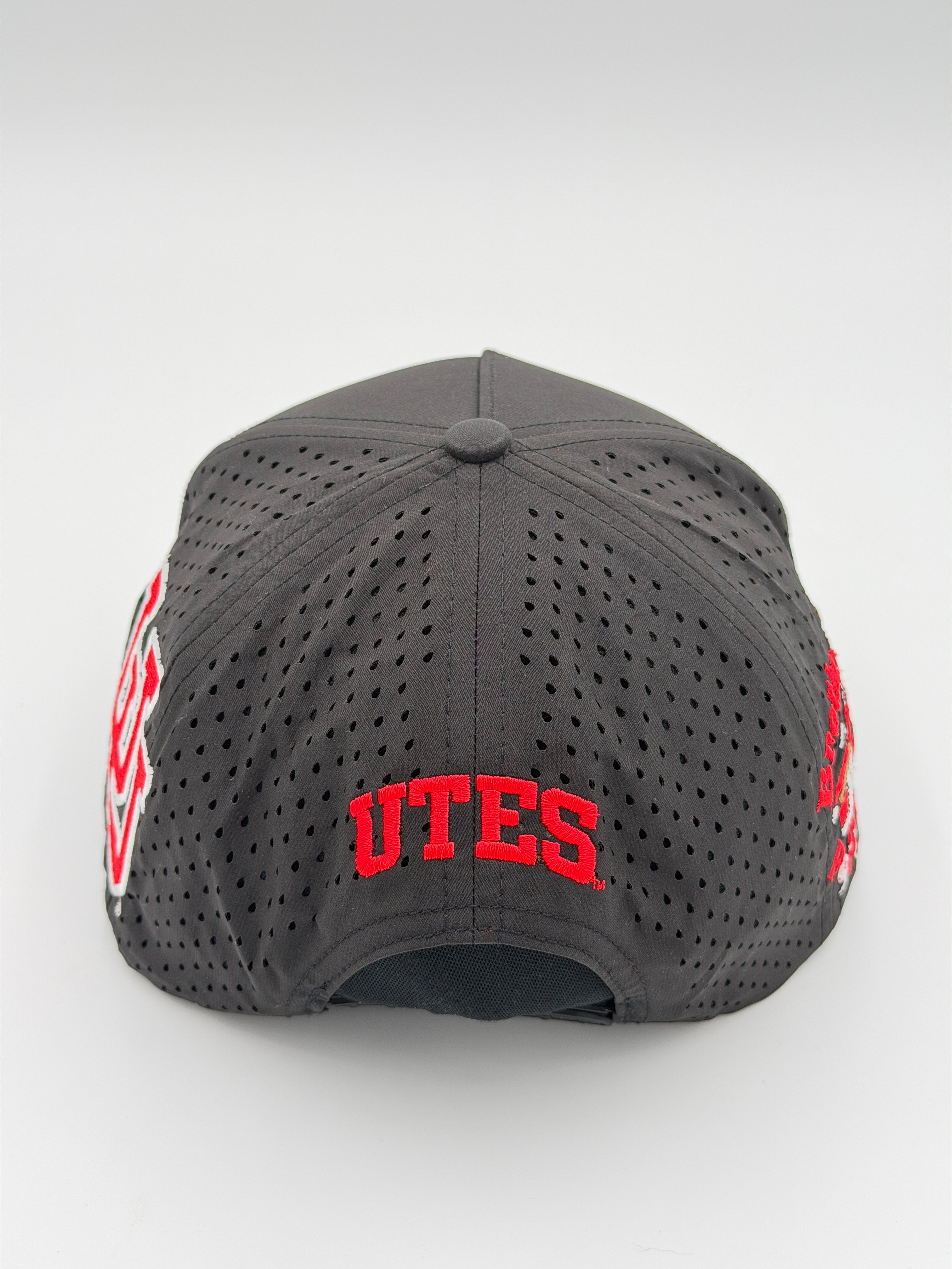 OFFICIAL U OF U BLACK BLACKHAWK HAT