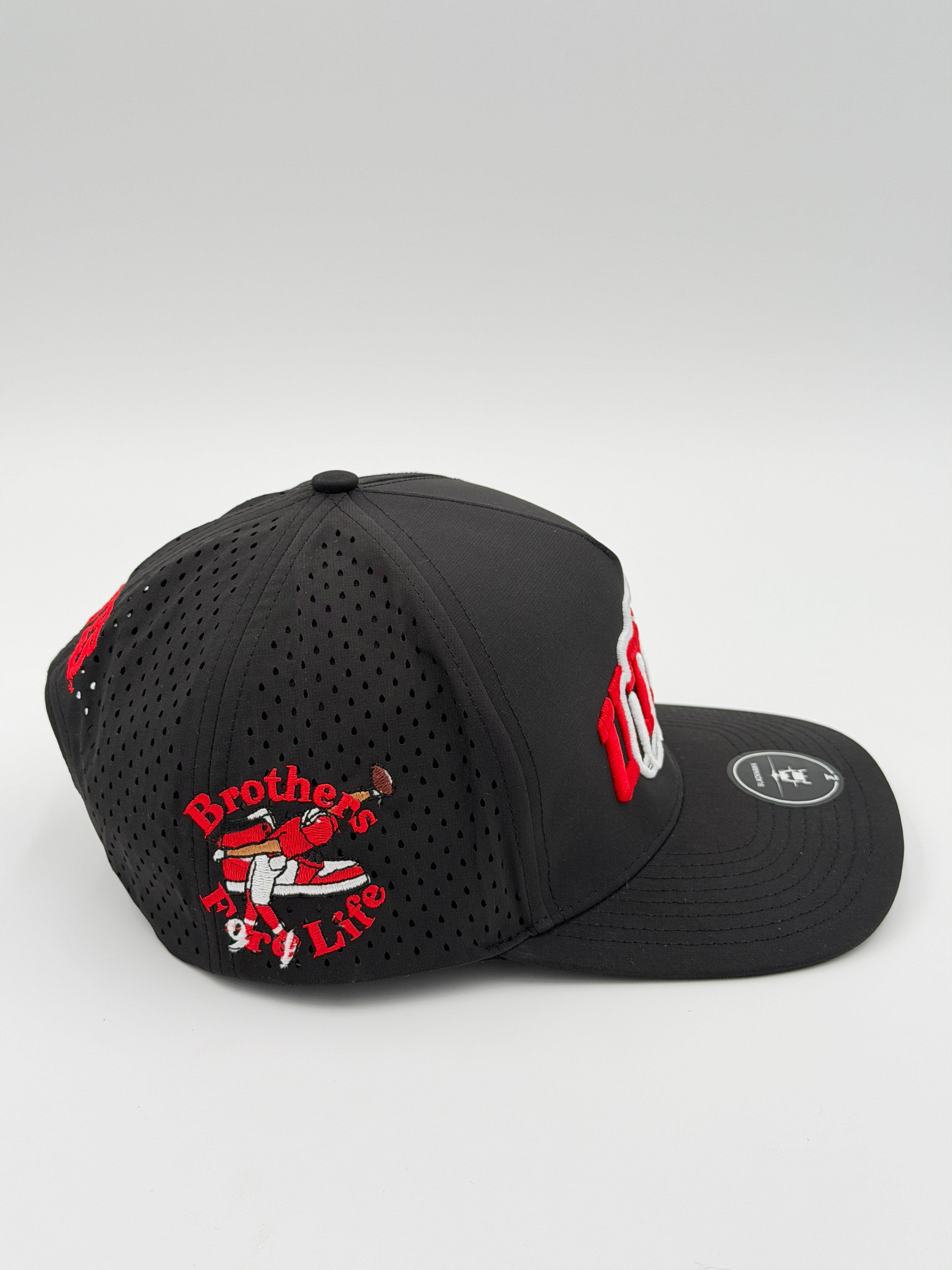 OFFICIAL U OF U BLACK BLACKHAWK HAT