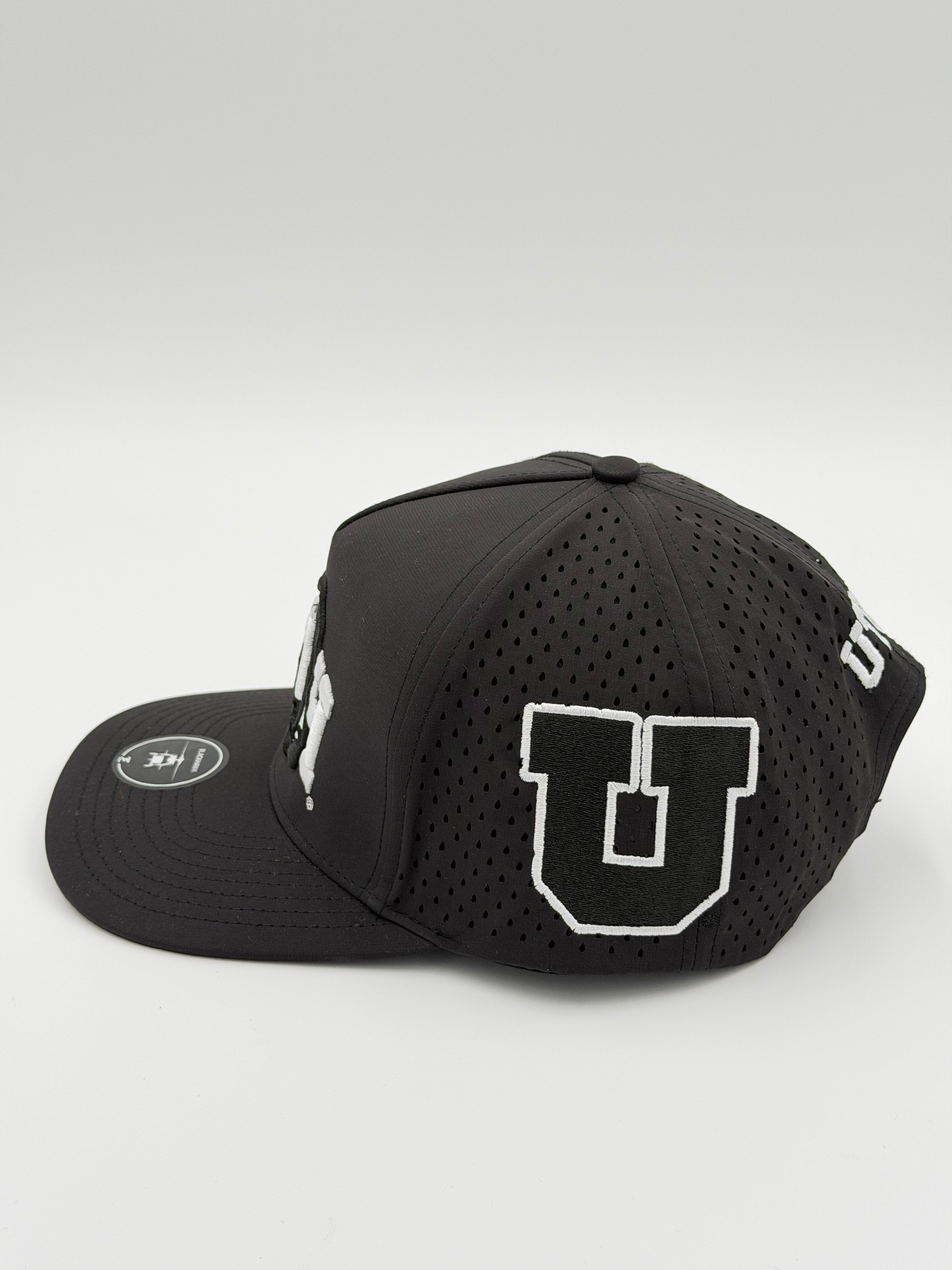OFFICIAL U OF U BLACK BLACKHAWK HAT