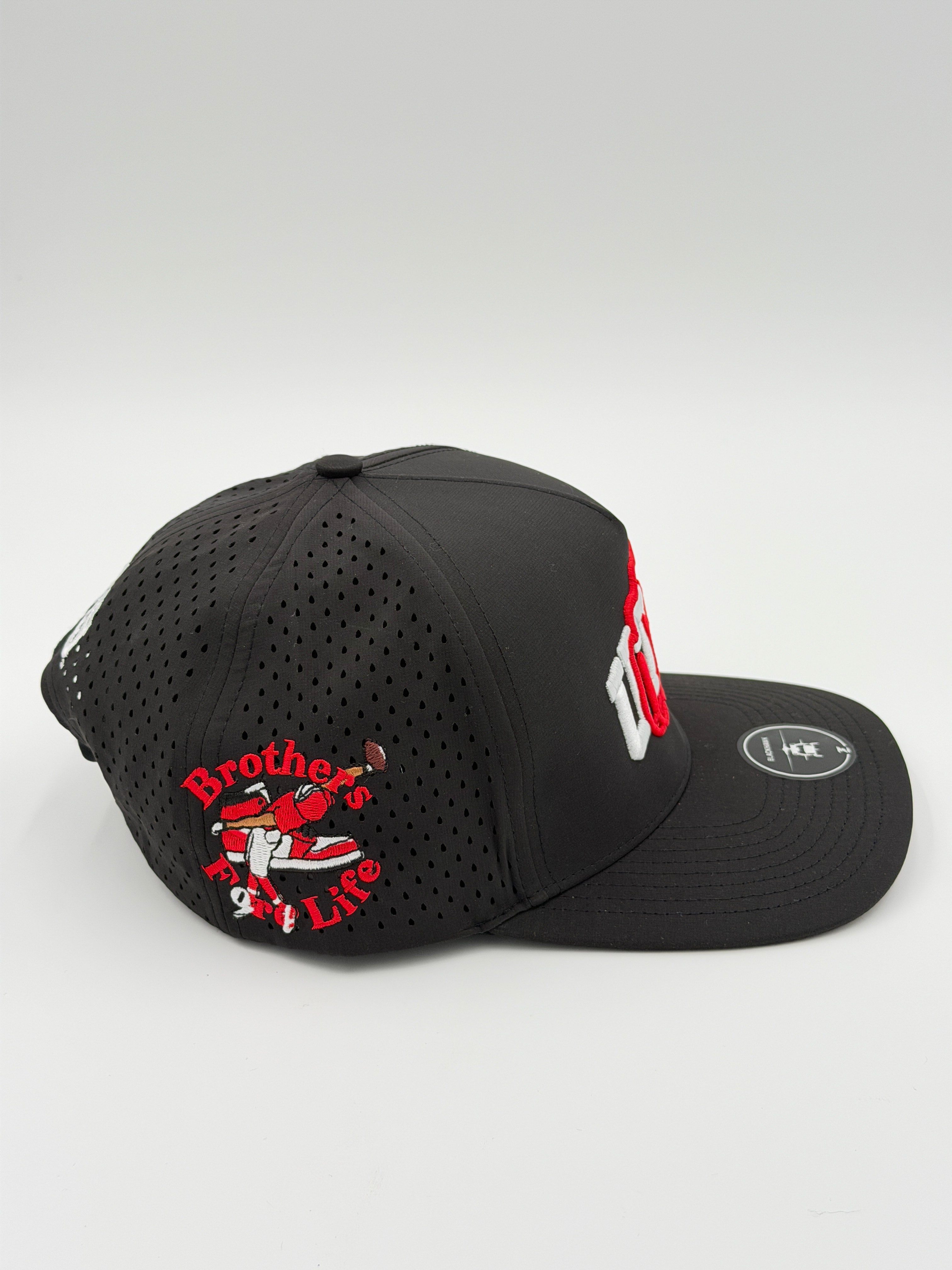 OFFICIAL U OF U BLACK BLACKHAWK HAT