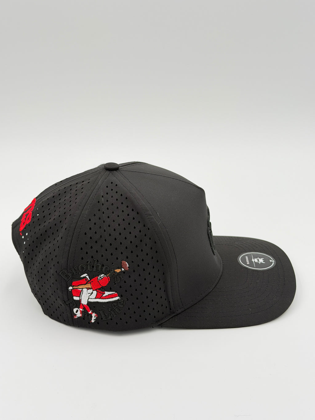 OFFICIAL U OF U BLACK BLACKHAWK HAT