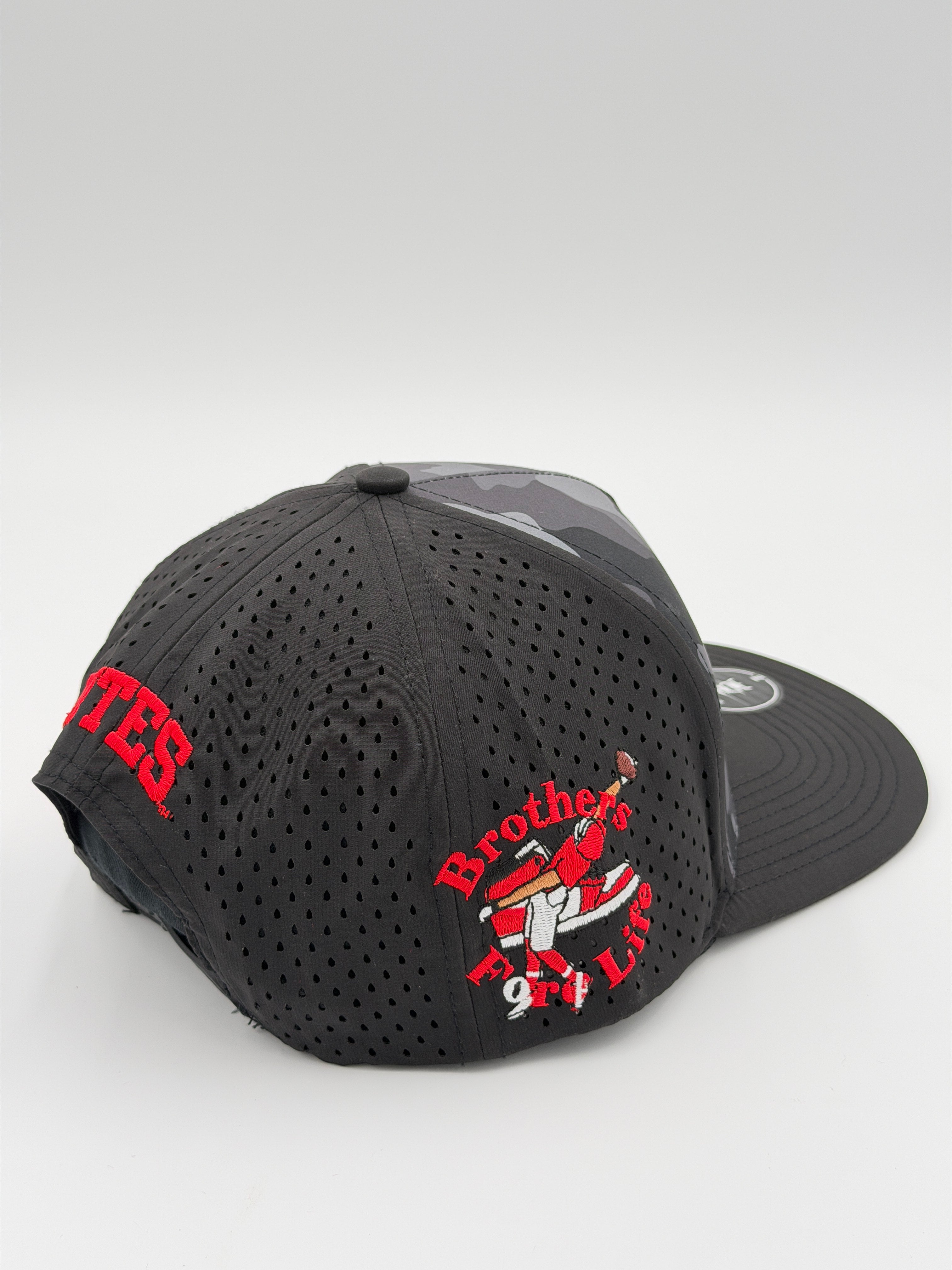 OFFICIAL U OF U BLACK CAMO BLACKHAWK HAT