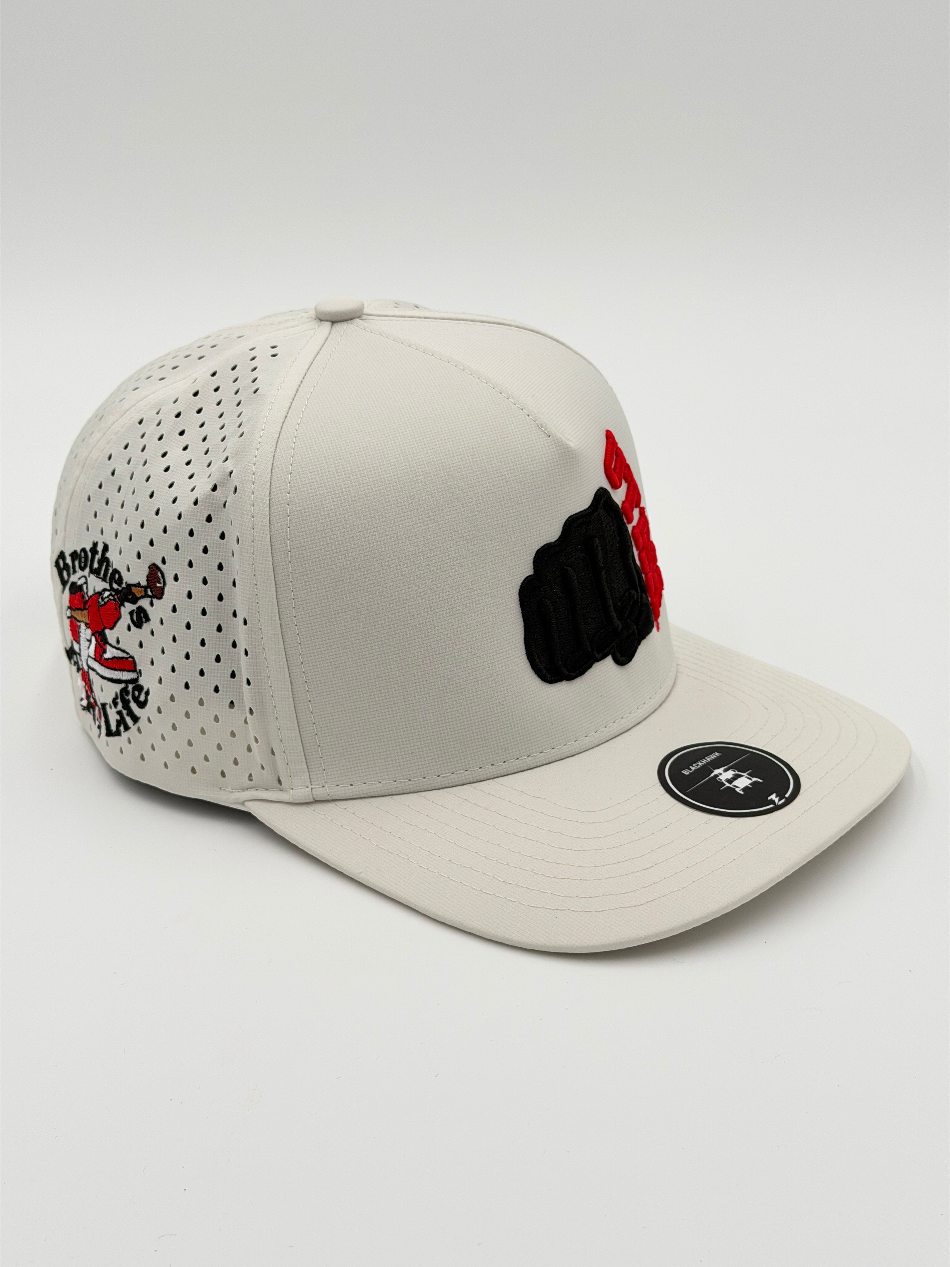 OFFICIAL U OF U WHITE BLACKHAWK HAT