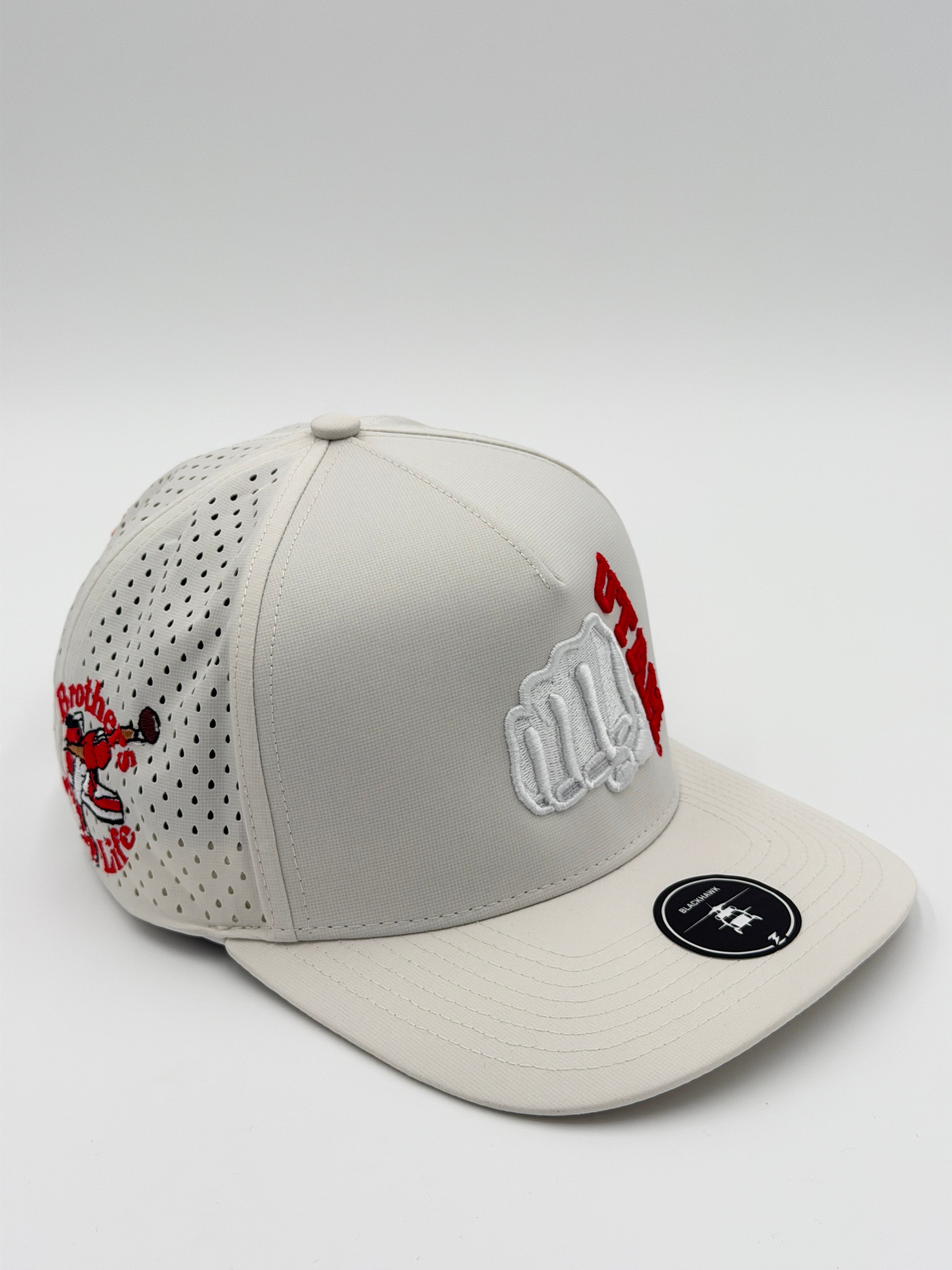 OFFICIAL U OF U WHITE BLACKHAWK HAT