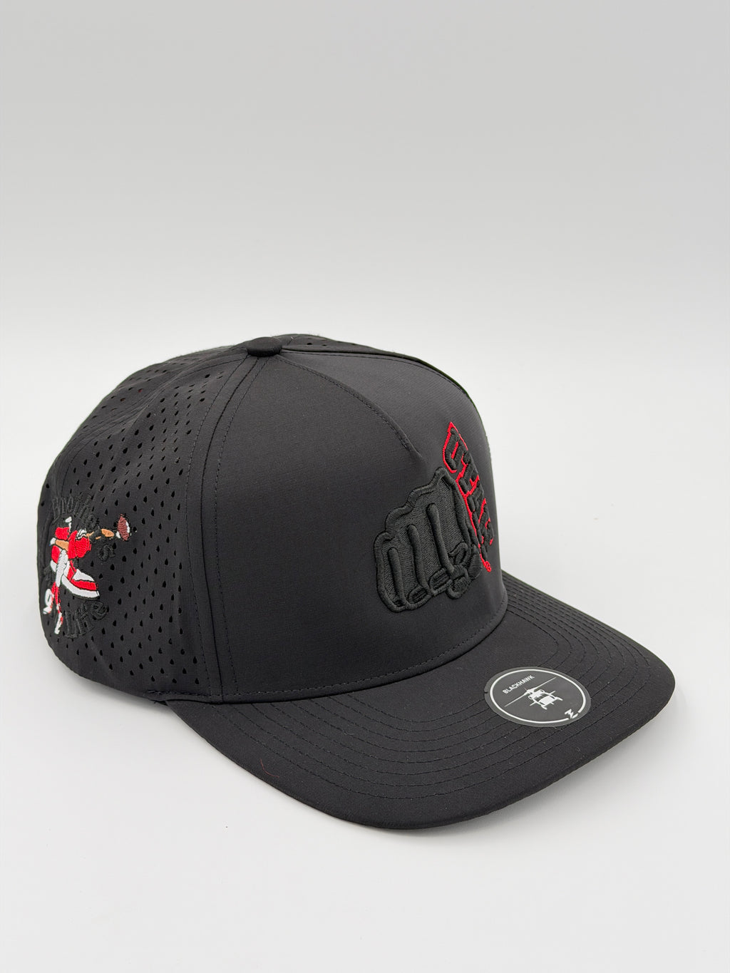 OFFICIAL U OF U BLACK BLACKHAWK HAT