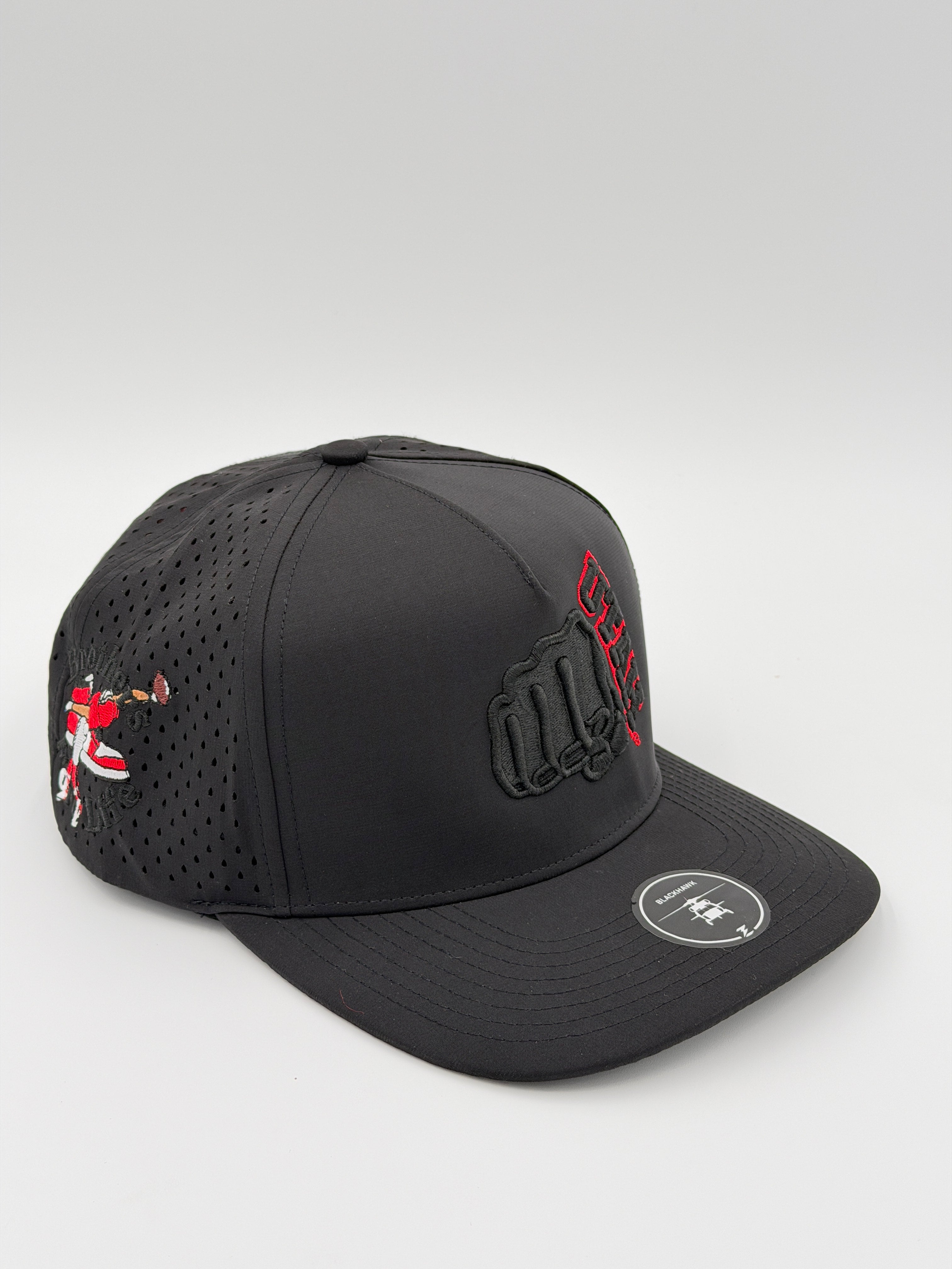OFFICIAL U OF U BLACK BLACKHAWK HAT