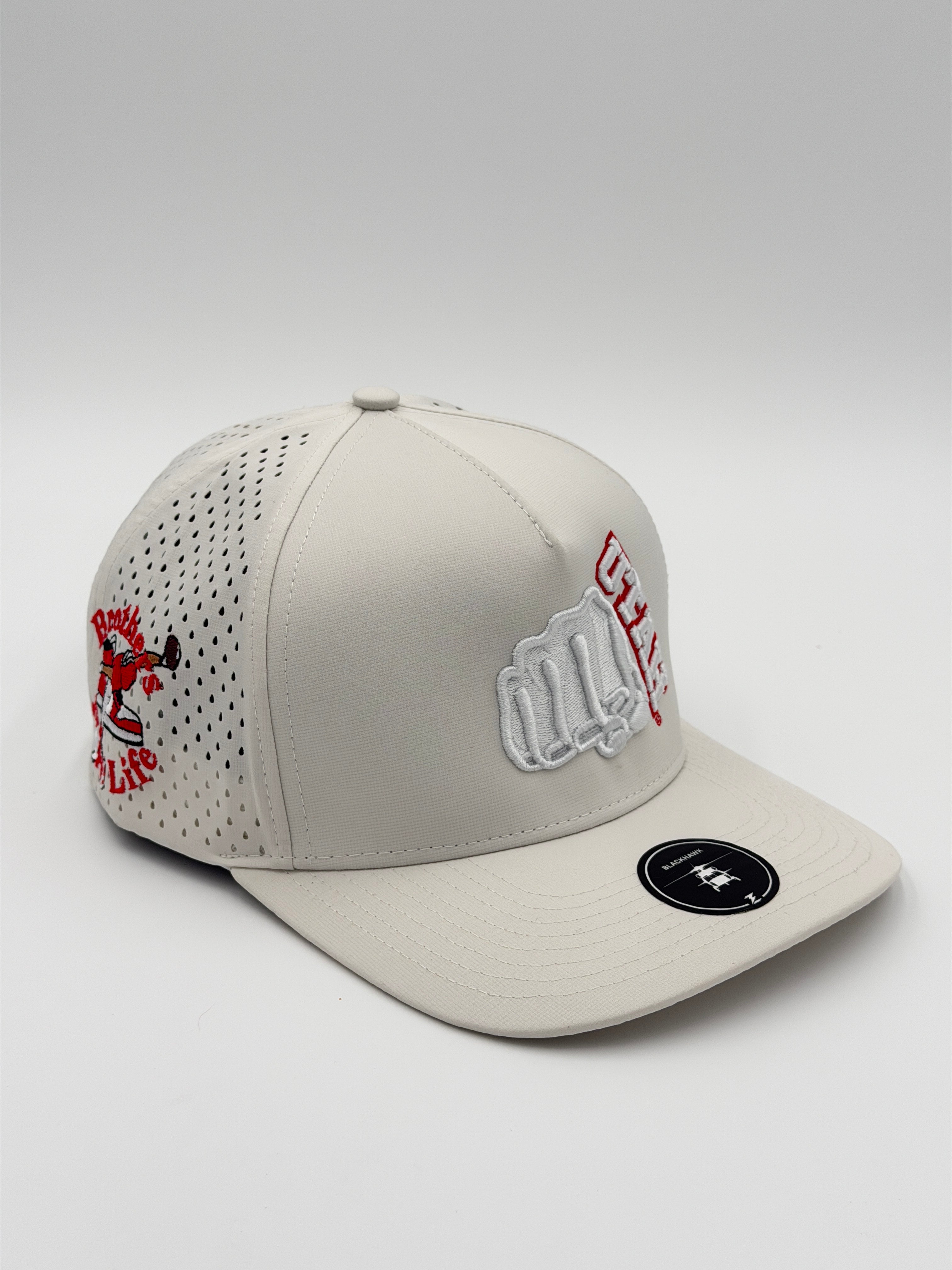 OFFICIAL U OF U WHITE BLACKHAWK HAT