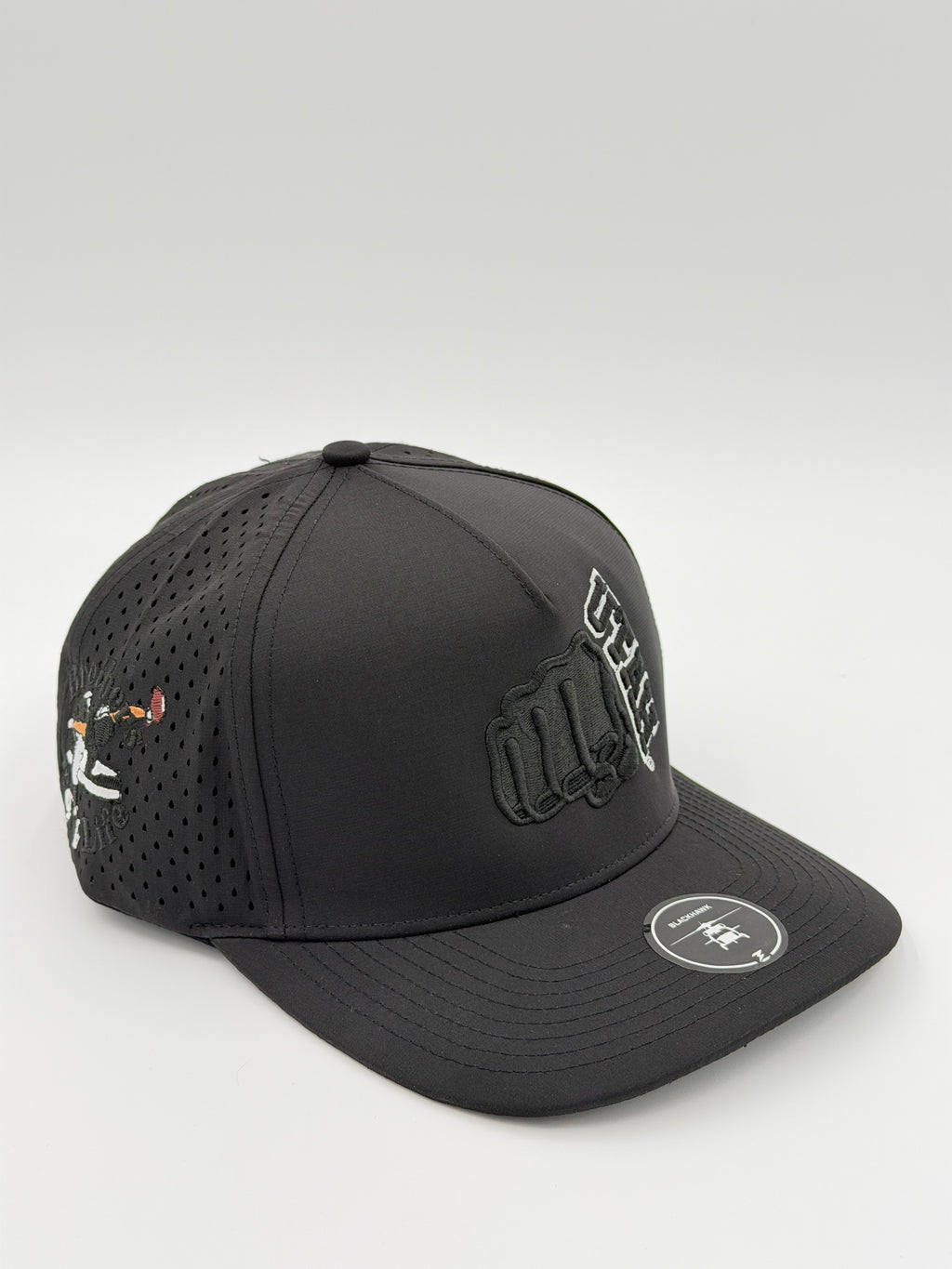 OFFICIAL U OF U BLACK BLACKHAWK HAT