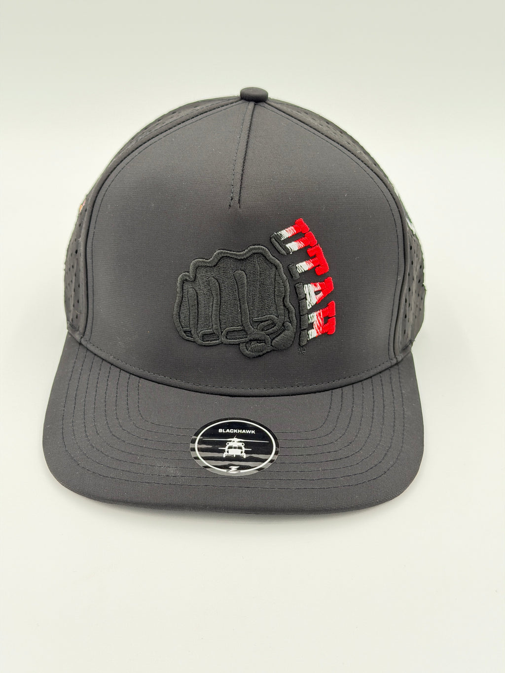 OFFICIAL LICENSED U OF U BLACK BLACKHAWK HAT