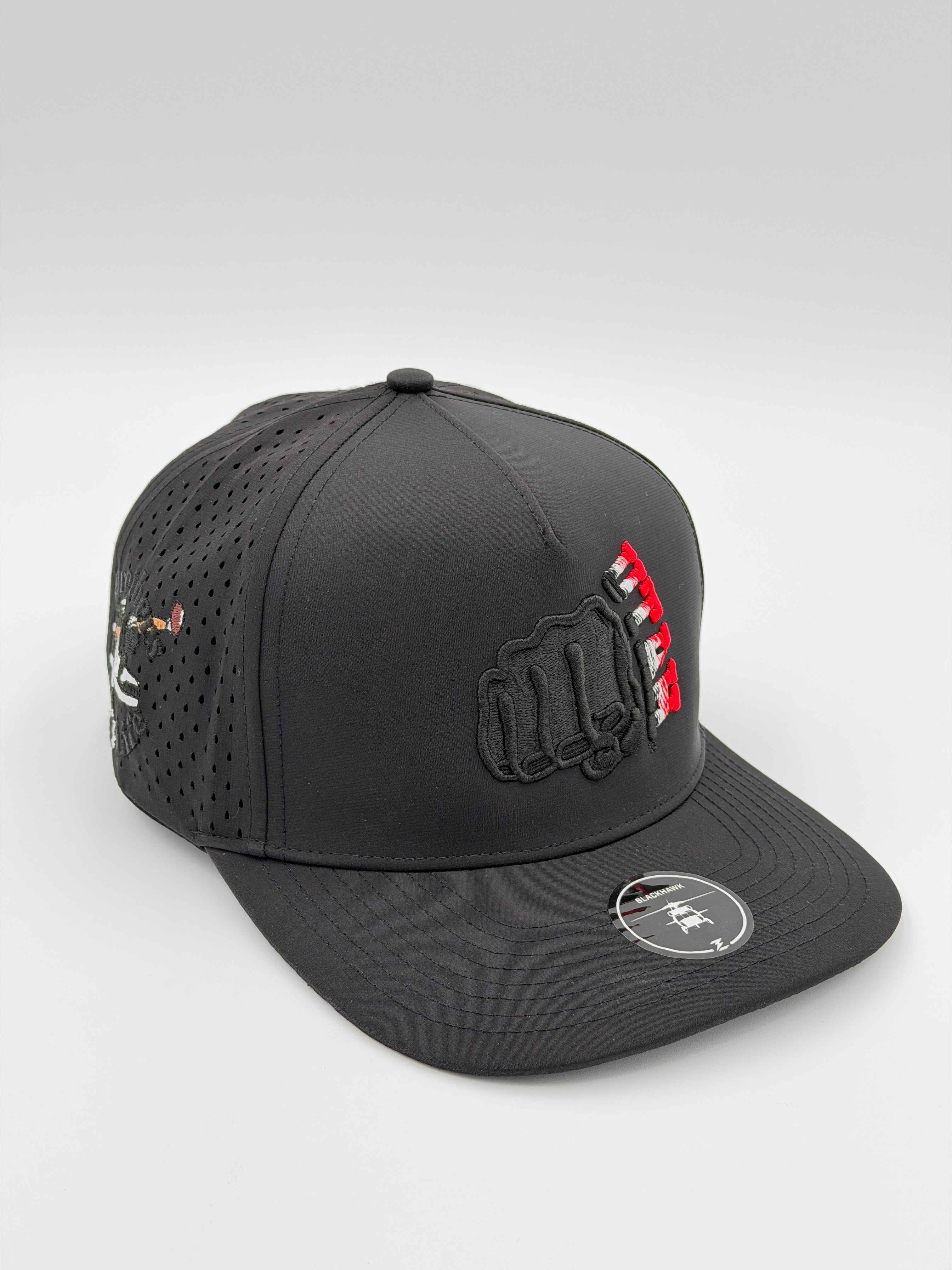OFFICIAL LICENSED U OF U BLACK BLACKHAWK HAT