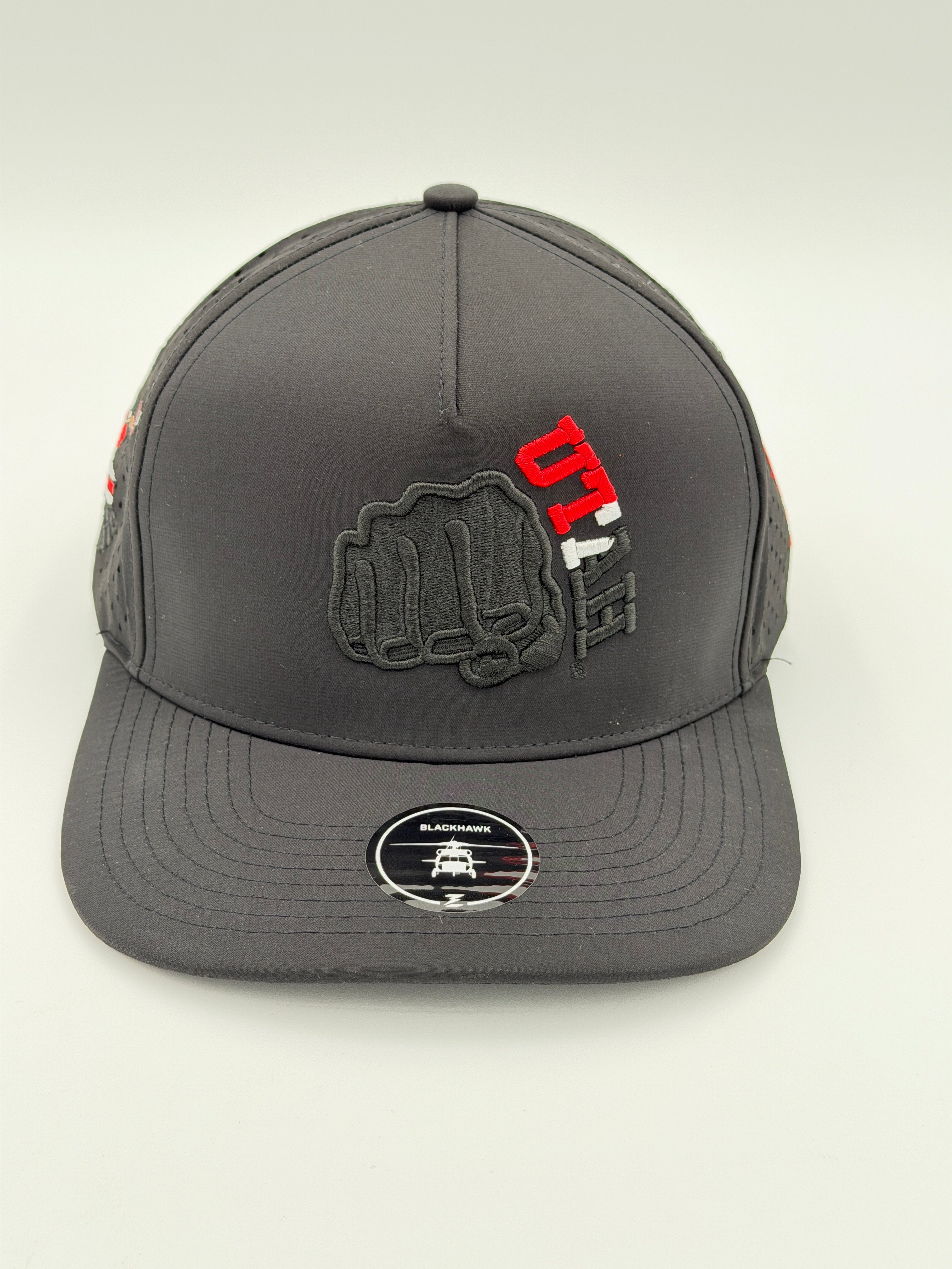 OFFICIAL LICENSED U OF U BLACK BLACKHAWK HAT