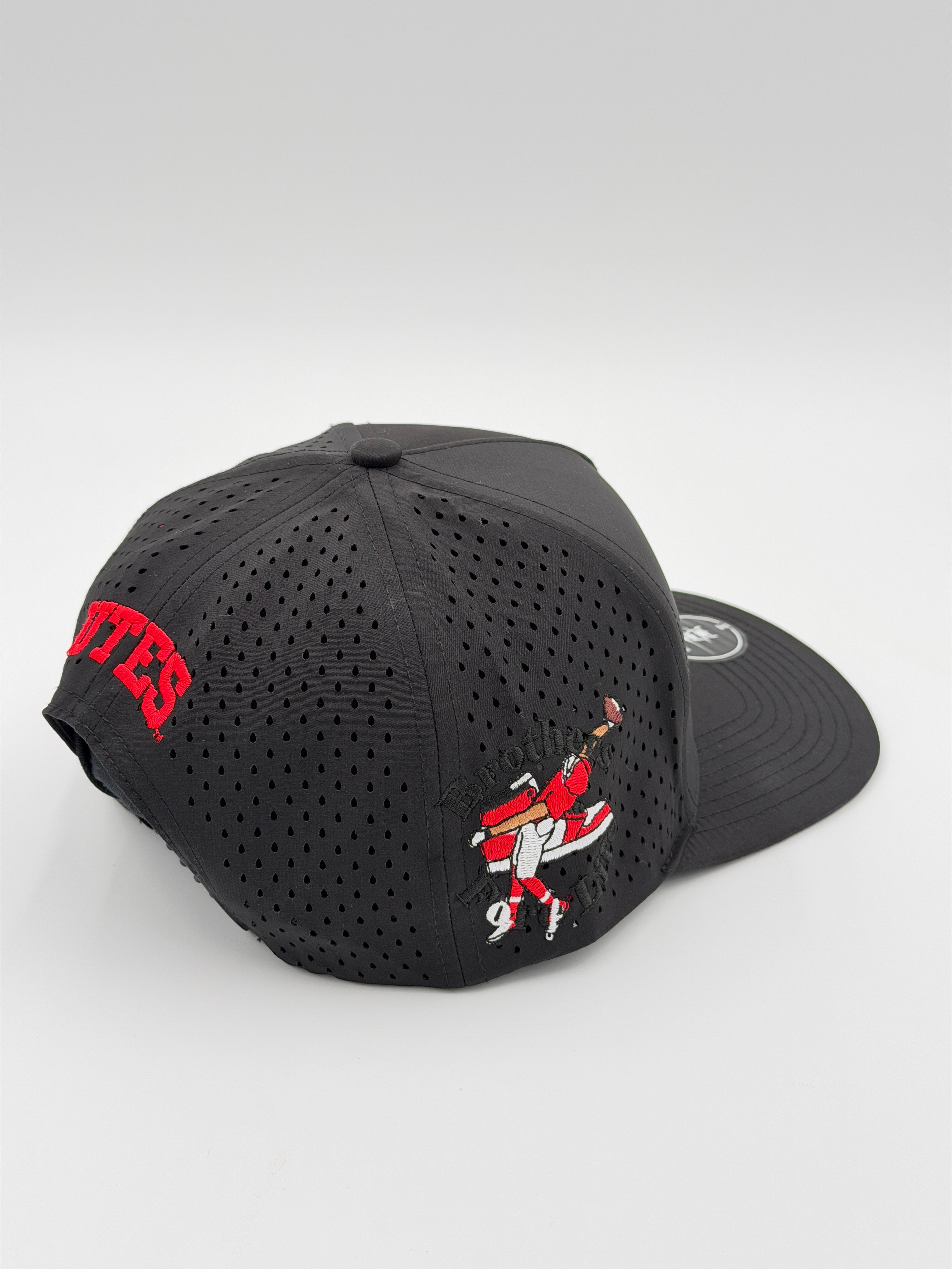 OFFICIAL LICENSED U OF U BLACK BLACKHAWK HAT