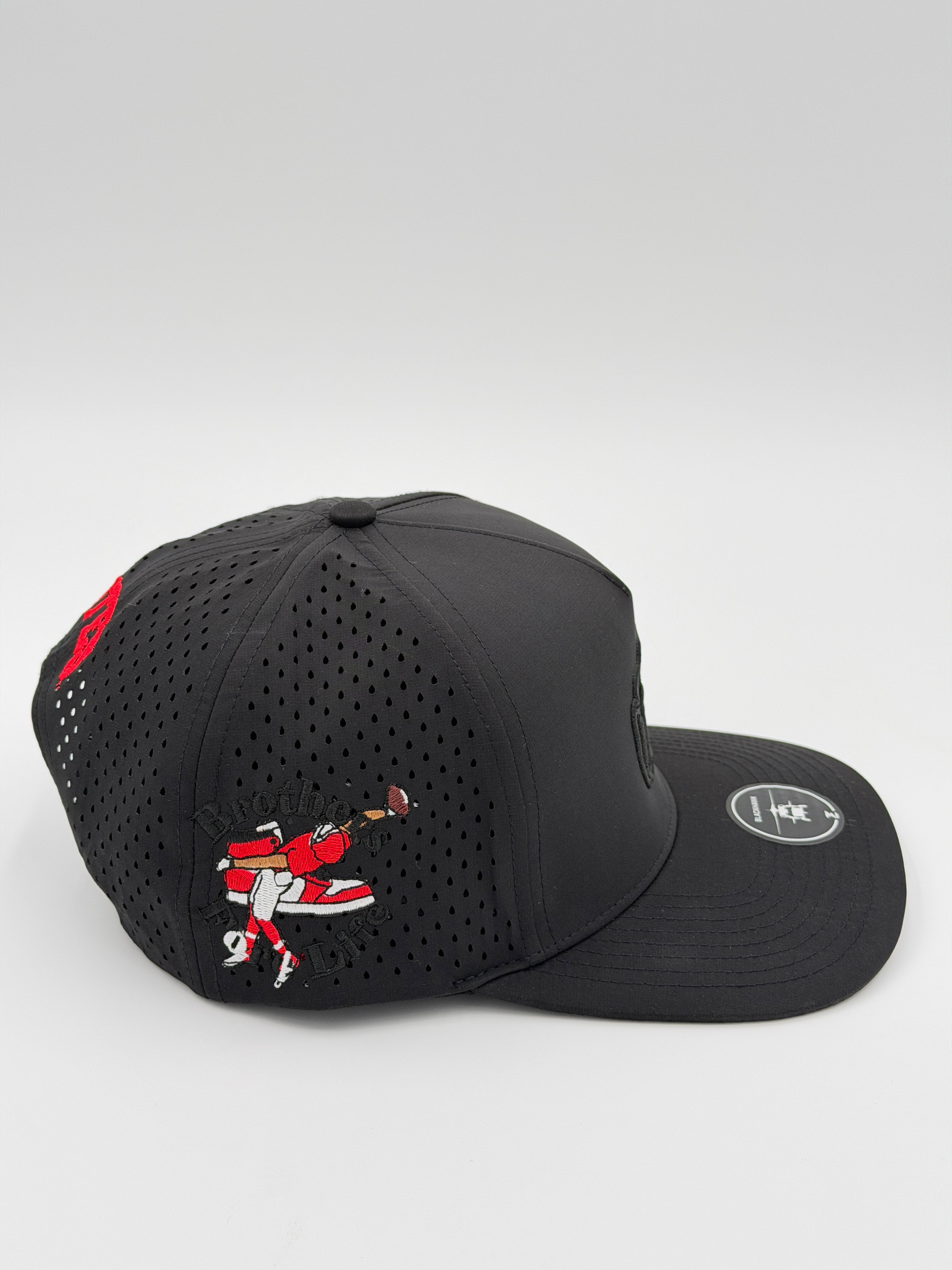 OFFICIAL LICENSED U OF U BLACK BLACKHAWK HAT