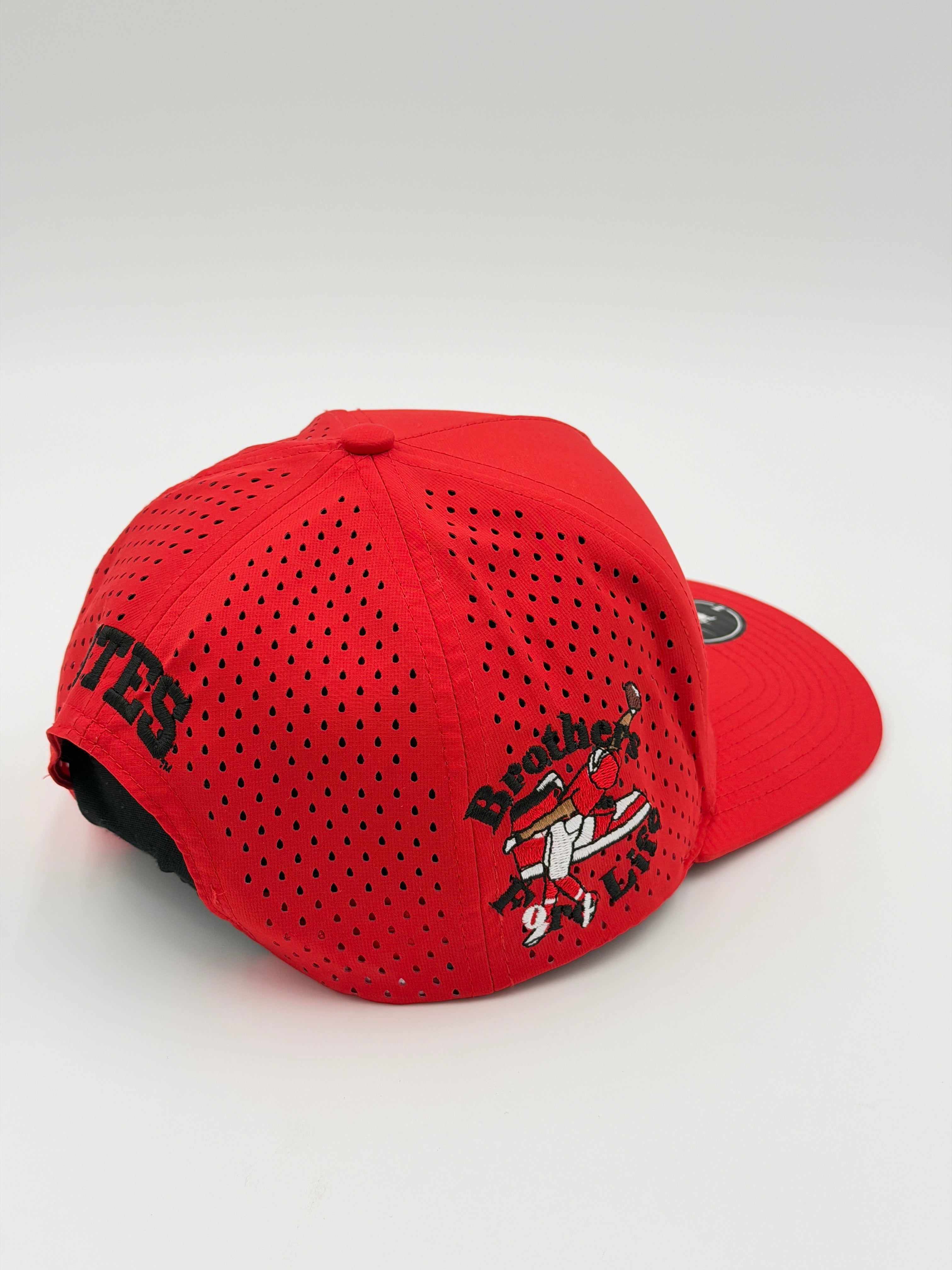 OFFICIAL LICENSED U OF U RED BLACKHAWK HAT