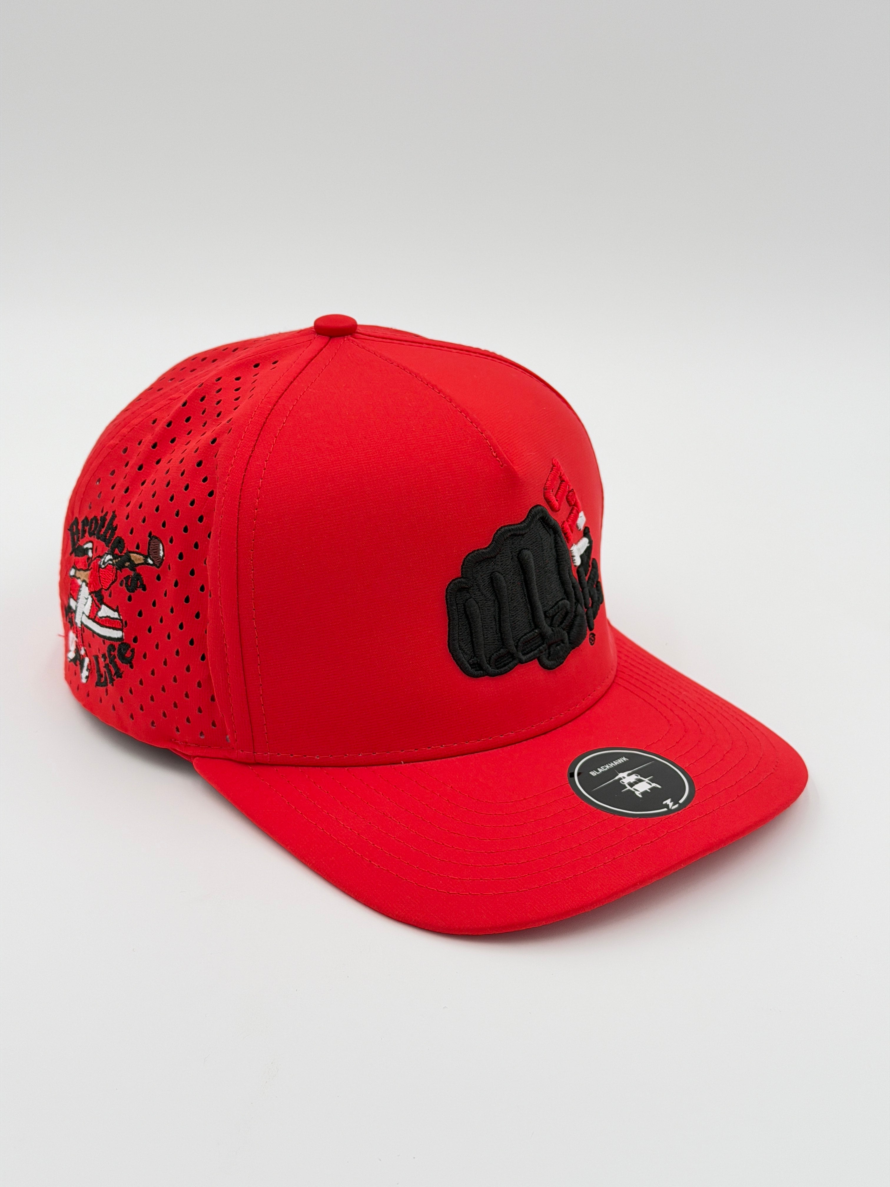 OFFICIAL LICENSED U OF U RED BLACKHAWK HAT
