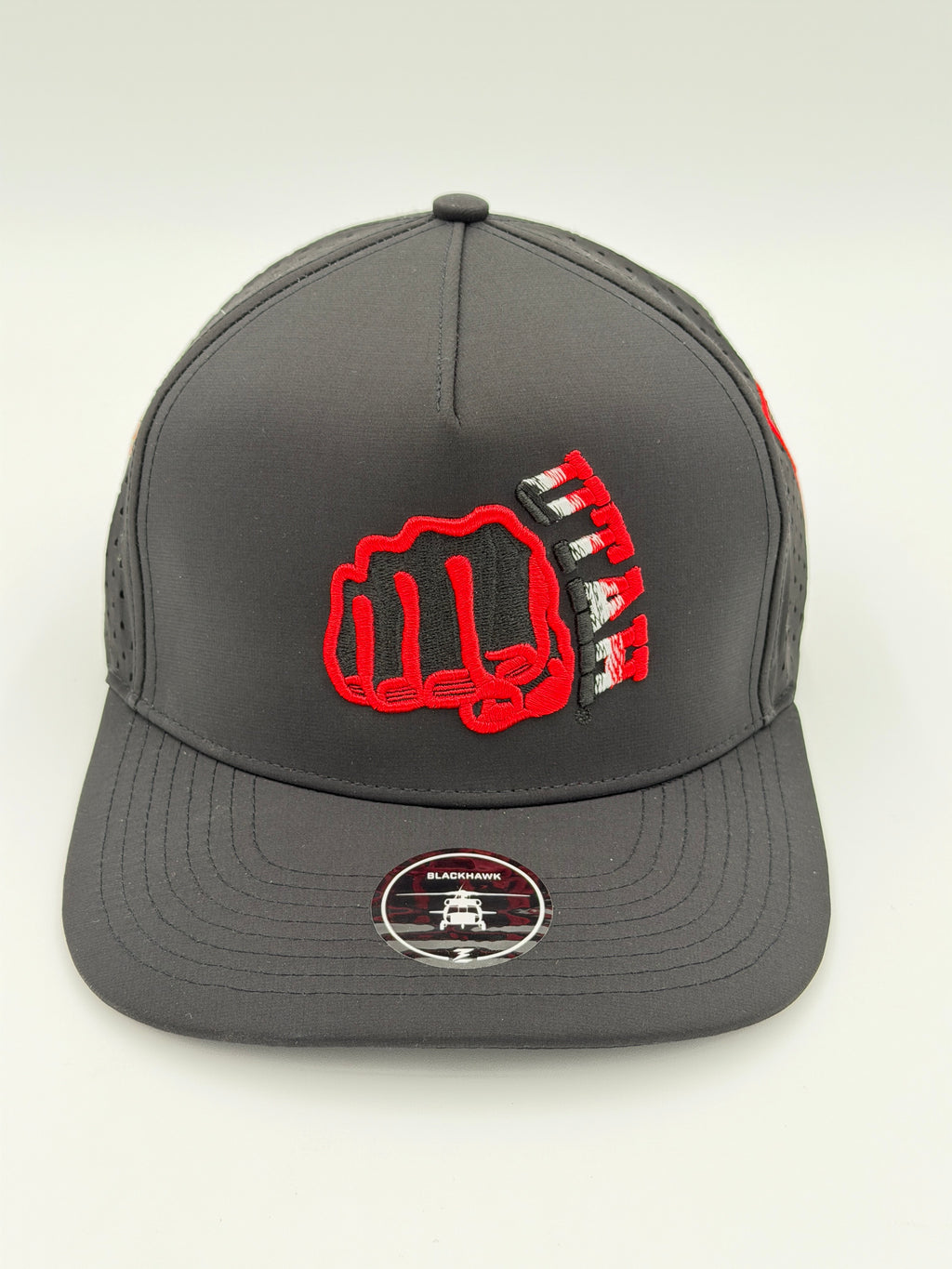 OFFICIAL LICENSED U OF U BLACK BLACKHAWK HAT