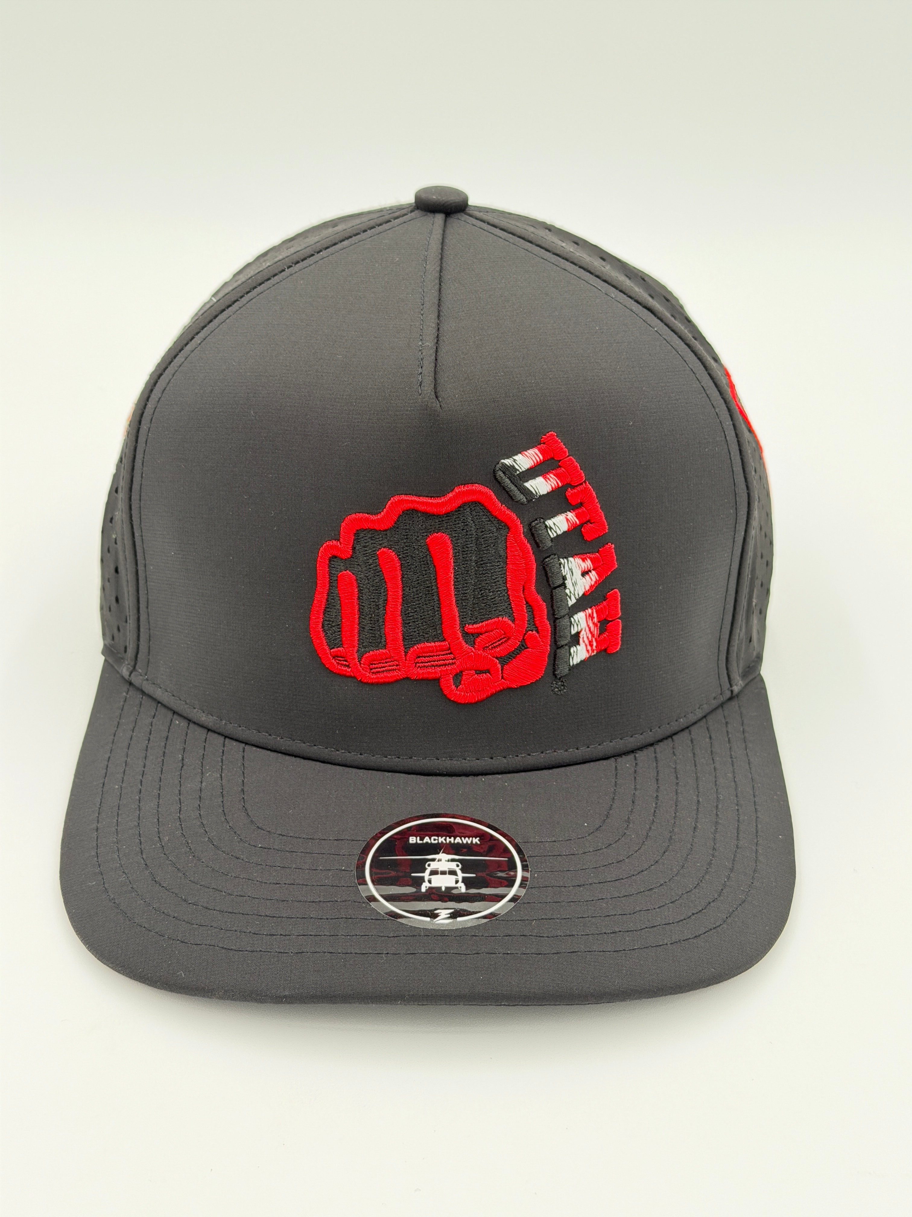 OFFICIAL LICENSED U OF U BLACK BLACKHAWK HAT