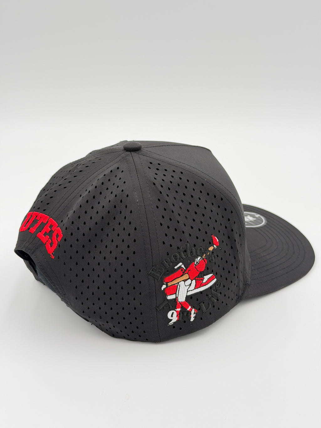 OFFICIAL LICENSED U OF U BLACK BLACKHAWK HAT