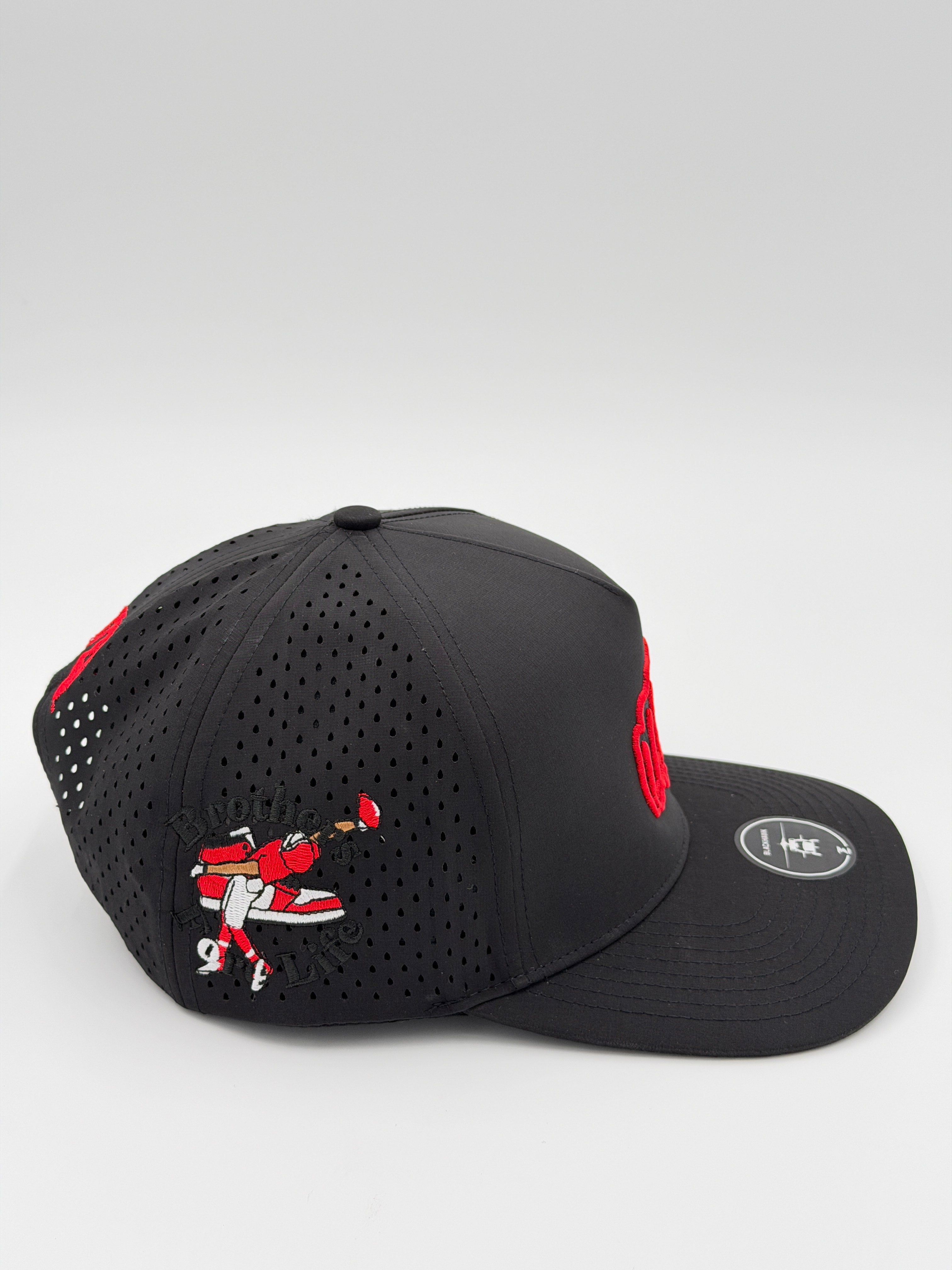 OFFICIAL LICENSED U OF U BLACK BLACKHAWK HAT