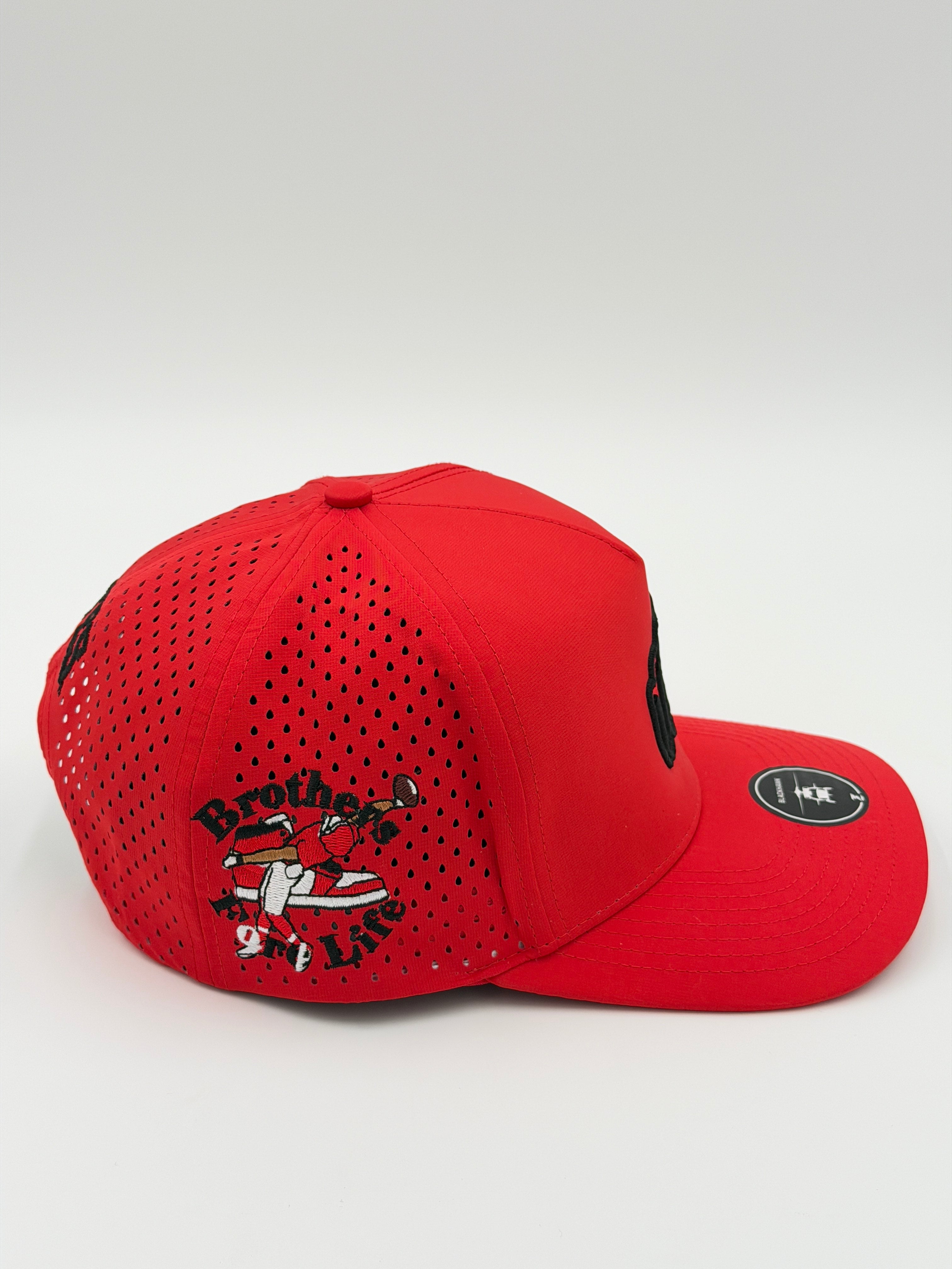 OFFICIAL LICENSED U OF U RED BLACKHAWK HAT