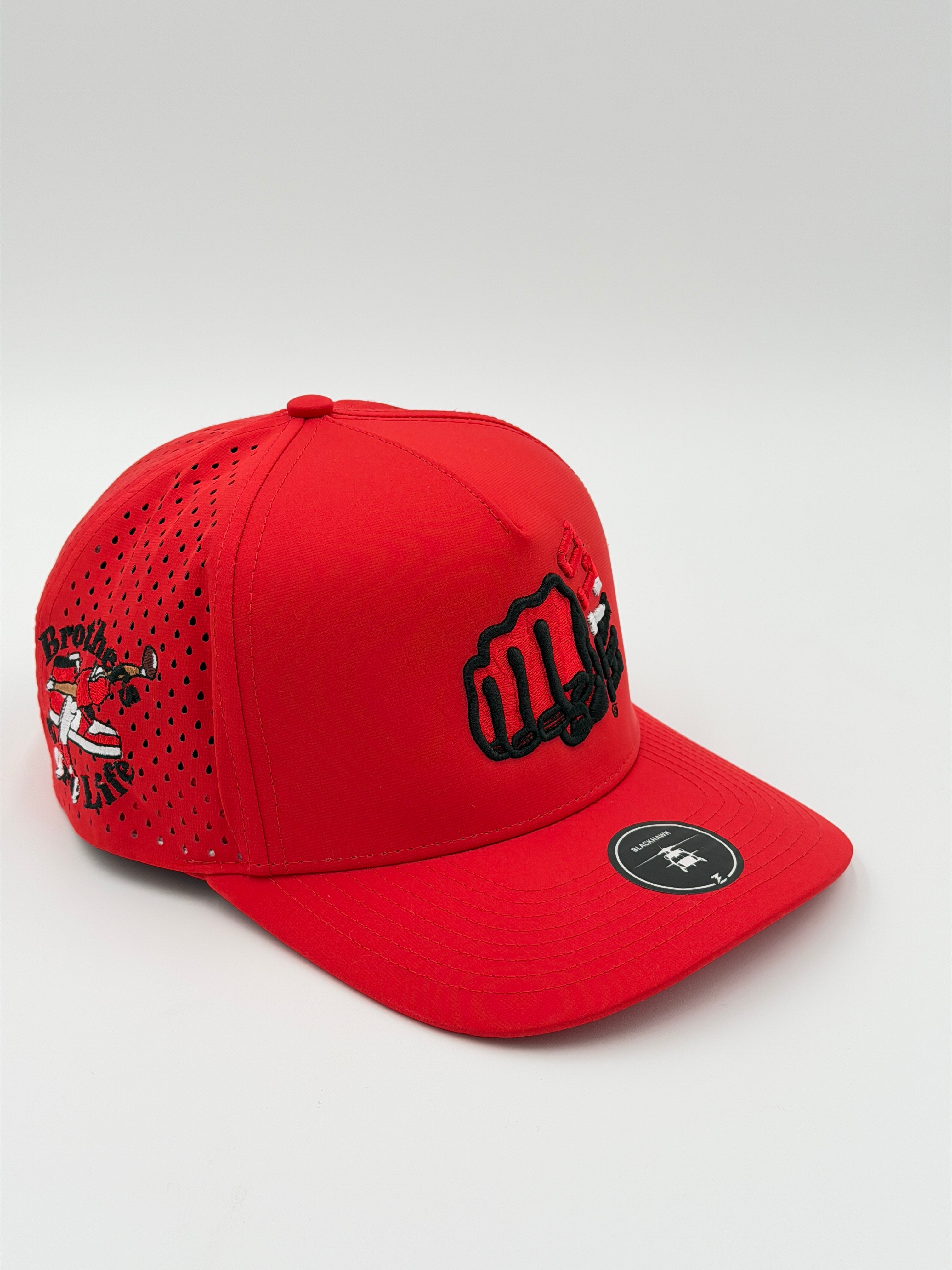 OFFICIAL LICENSED U OF U RED BLACKHAWK HAT