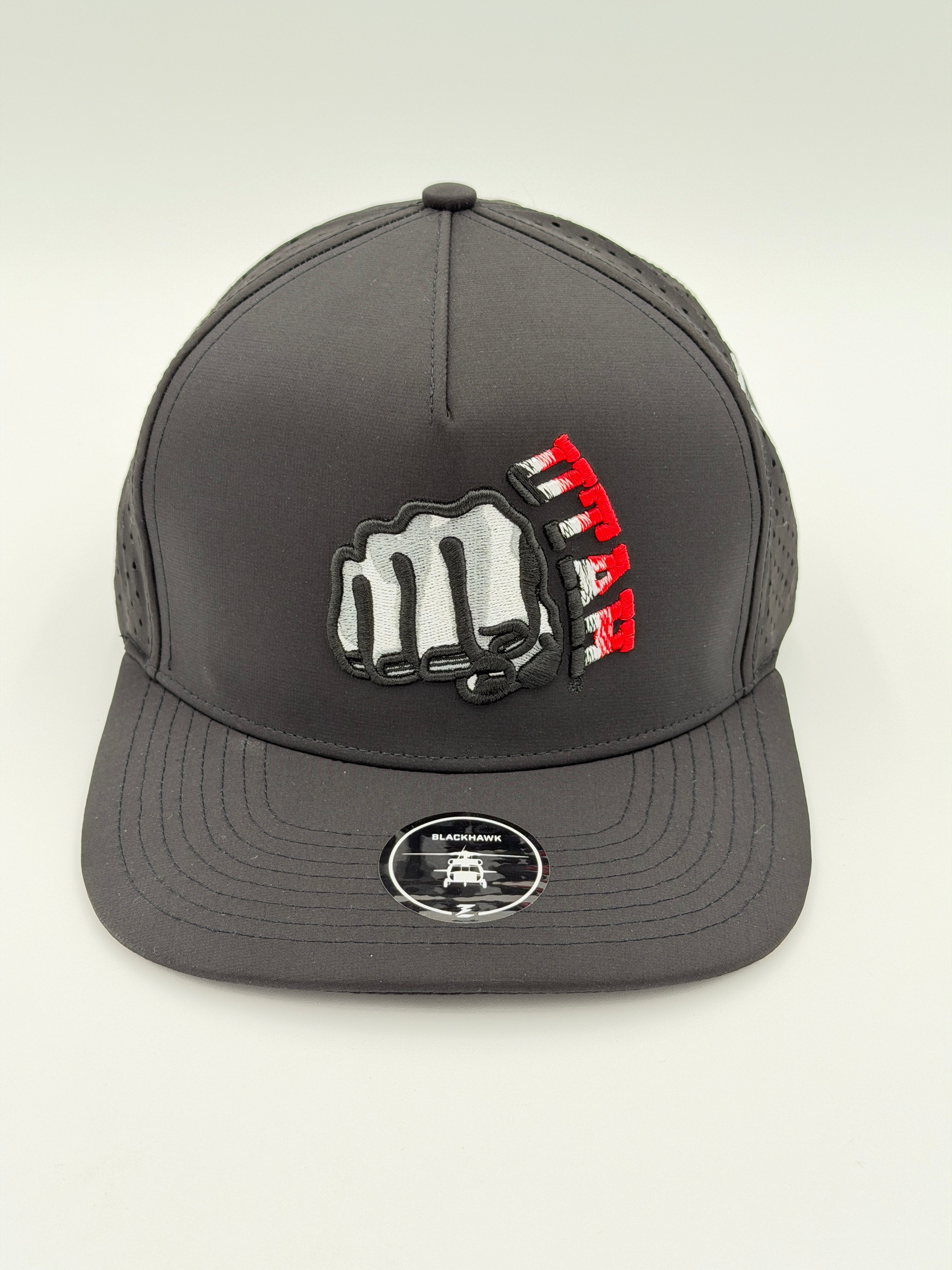 OFFICIAL LICENSED U OF U BLACK BLACKHAWK HAT