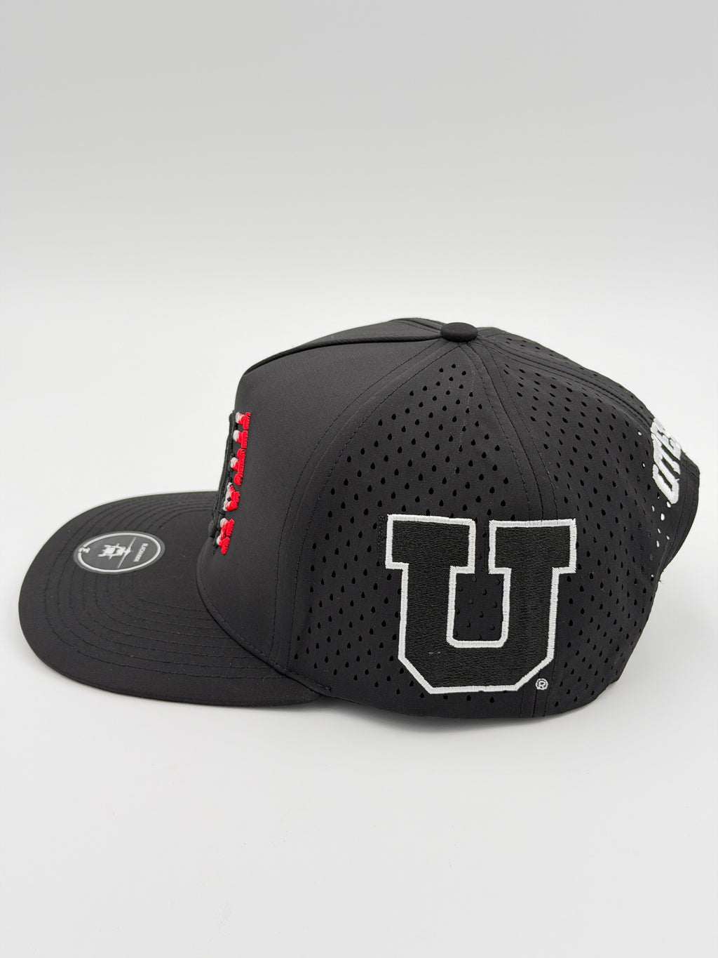 OFFICIAL LICENSED U OF U BLACK BLACKHAWK HAT