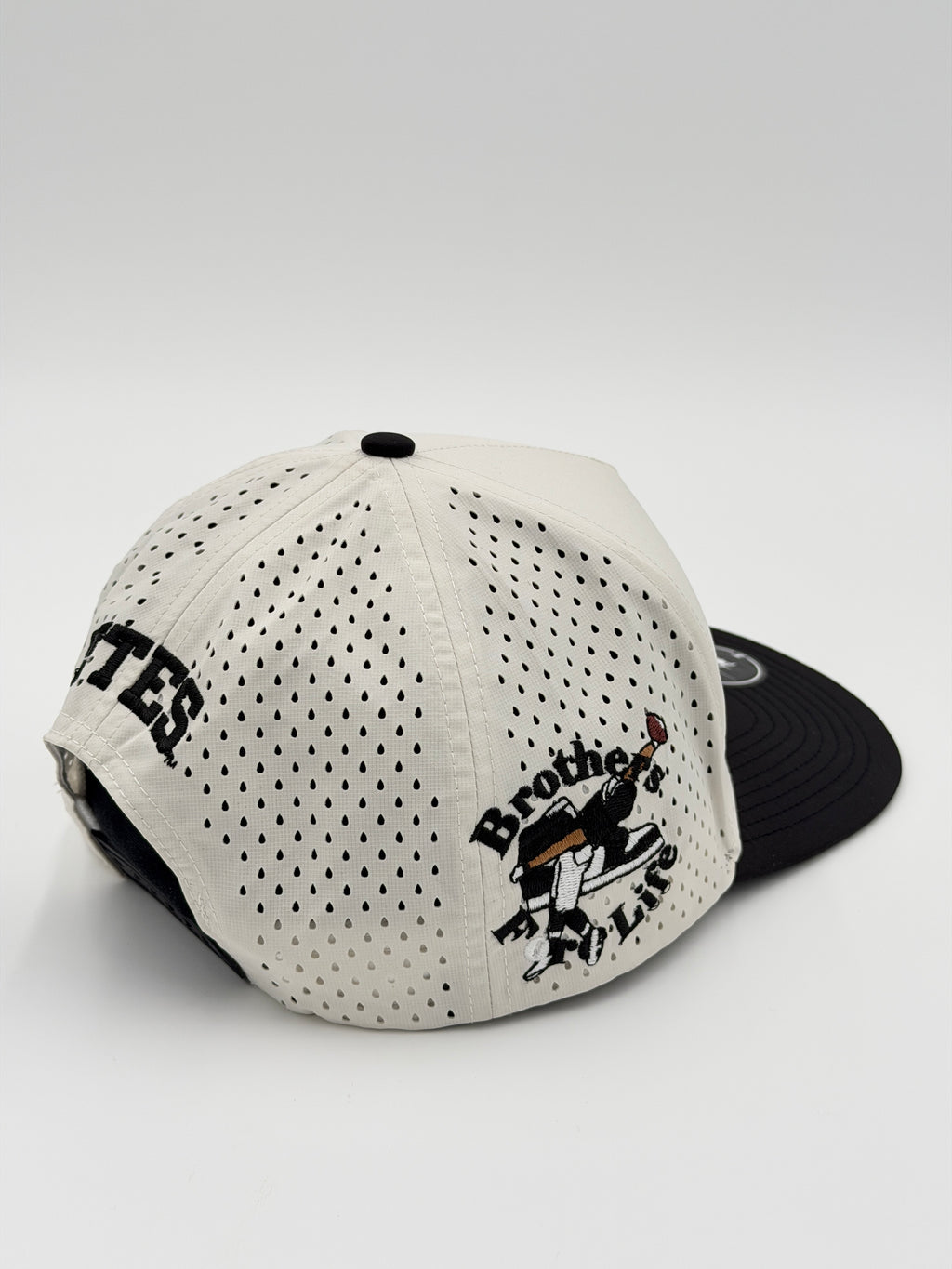 OFFICIAL LICENSED U OF U WHITE W/BLACK BRIM BLACKHAWK HAT