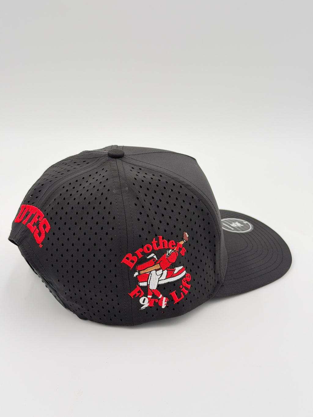OFFICIAL LICENSED U OF U BLACK BLACKHAWK HAT