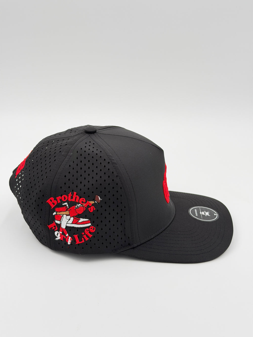 OFFICIAL LICENSED U OF U BLACK BLACKHAWK HAT